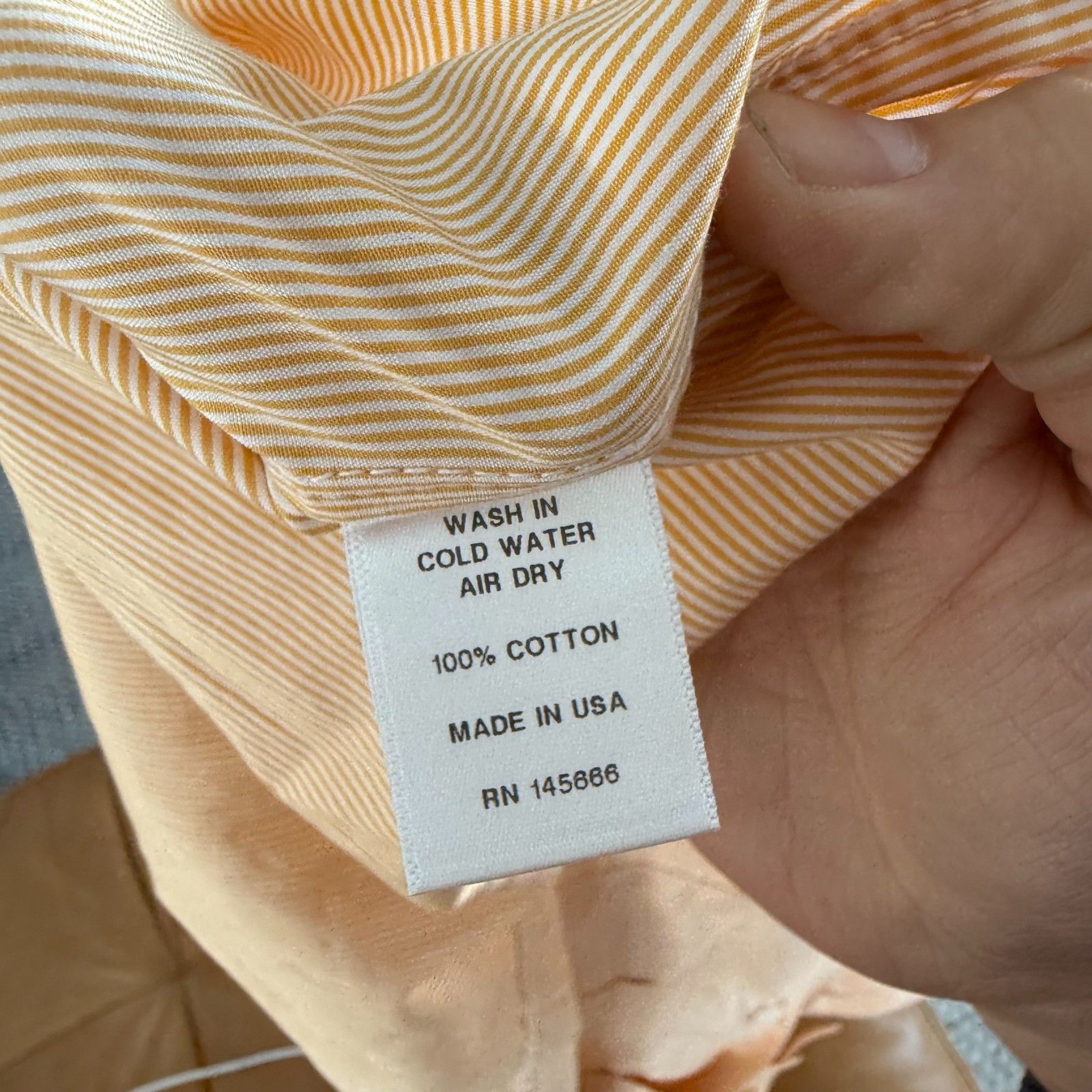 Paa Paa SS Shirt Two Yellow Micro Stripe Size US M / EU 48-50 / 2 - 3 Thumbnail