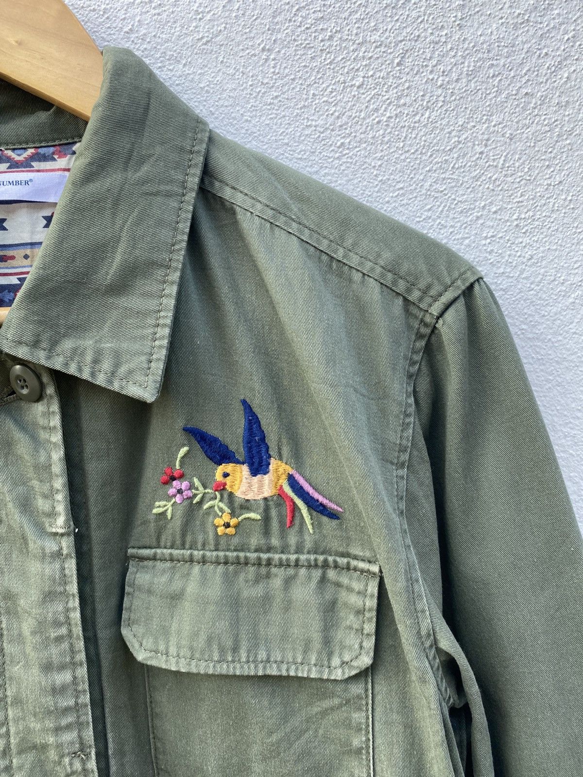 Other Back number army / military embroidery uniform jacket Size US L / EU 52-54 / 3 - 8 Thumbnail
