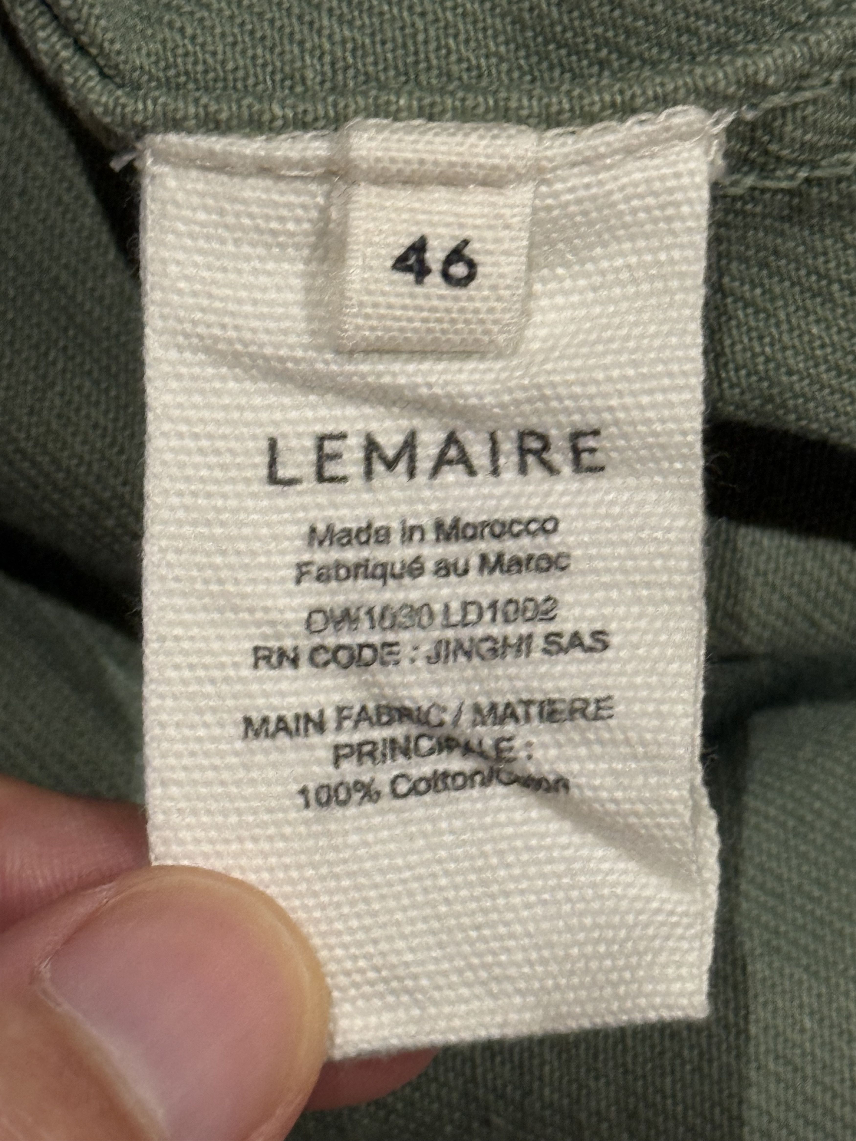 Lemaire 💚 Lemaire Trucker Overshirt Hedge Green Jacket 46 Size US S / EU 44-46 / 1 - 19 Thumbnail