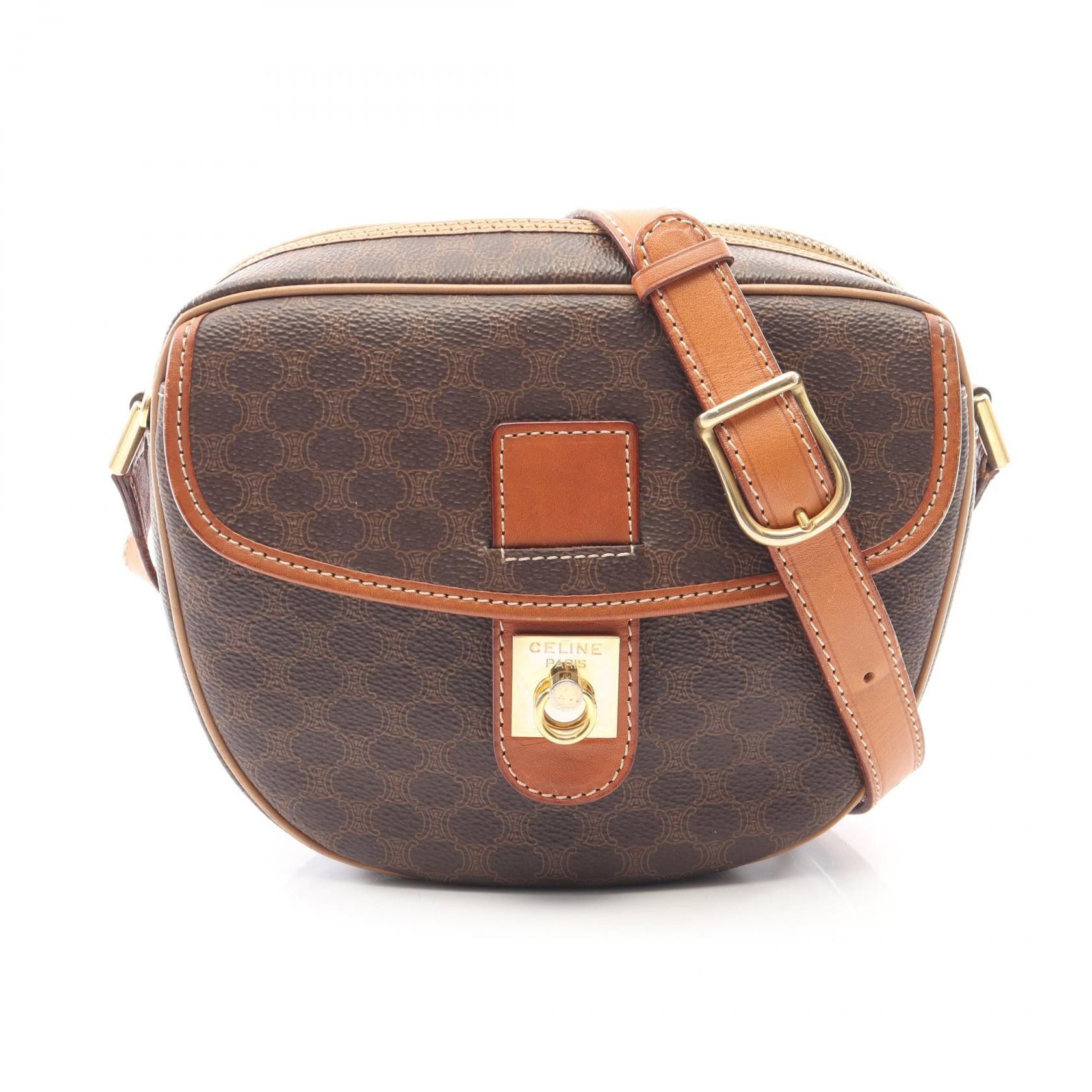 Celine Celine CELINE Macadam Coated Canvas Shoulder Bag Plastic / Synthetic Shoulder Bag DUTY FREE for USA Size ONE SIZE - 1 Thumbnail
