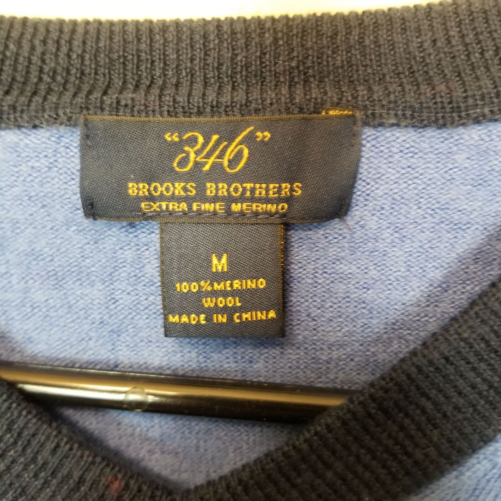 Brooks Brothers Brooks Brothers Mens Merino Wool Pullover Sweater M Preppy Size US M / EU 48-50 / 2 - 6 Thumbnail