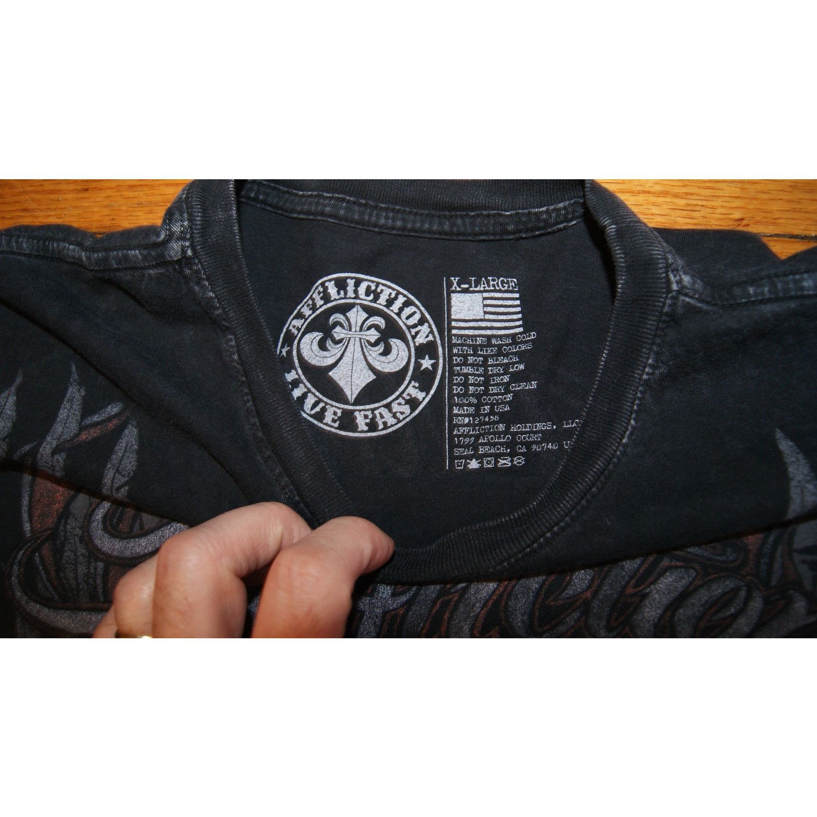 Affliction Affliction Daytona Bike Week 2018 Biketoberfest XL TShirt Size US XL / EU 56 / 4 - 3 Thumbnail