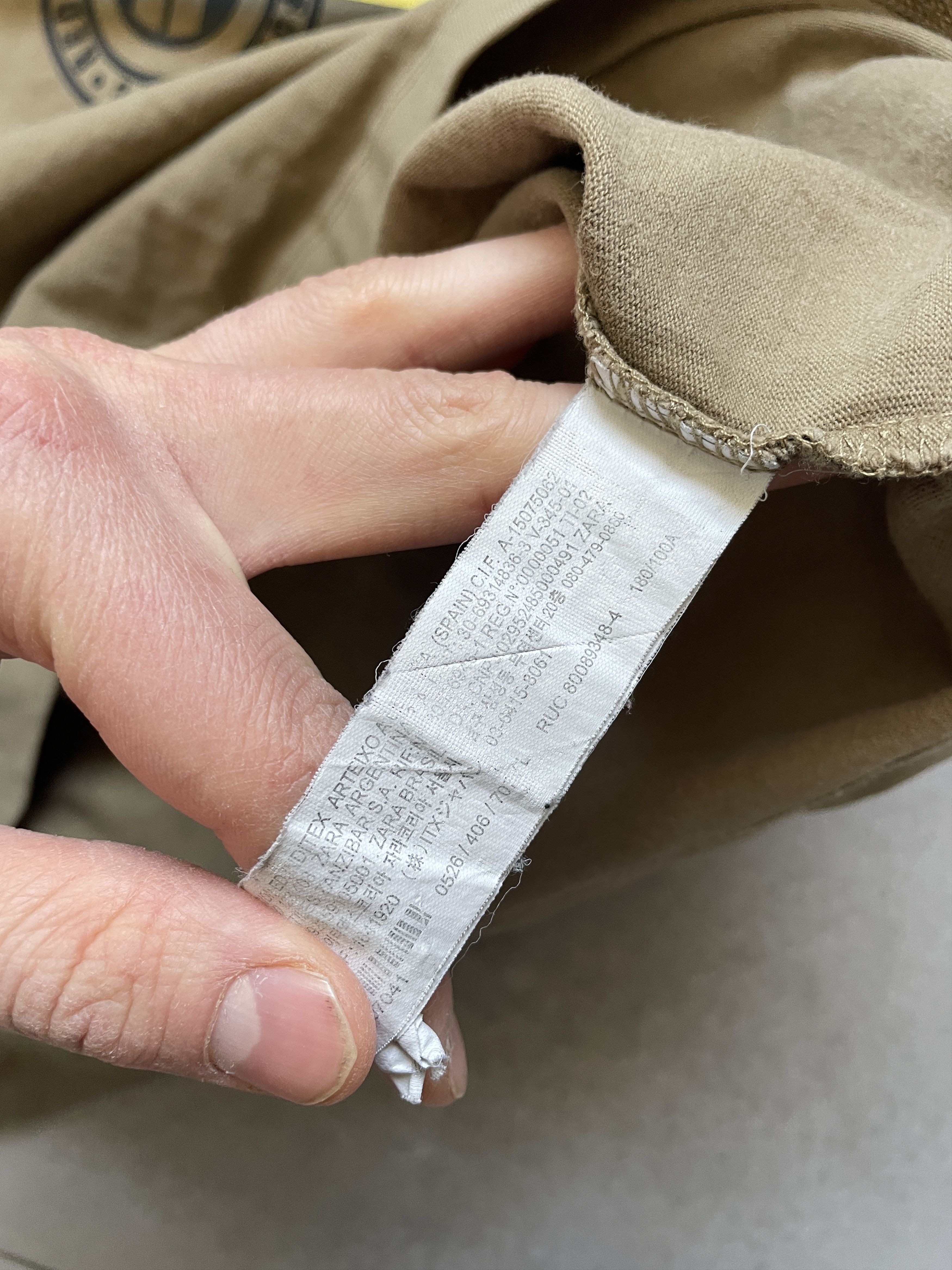 Rhude ZARA X RHUDE RHUIGI BEIGE ACROSS COUNTRY TEE Size US L / EU 52-54 / 3 - 4 Thumbnail