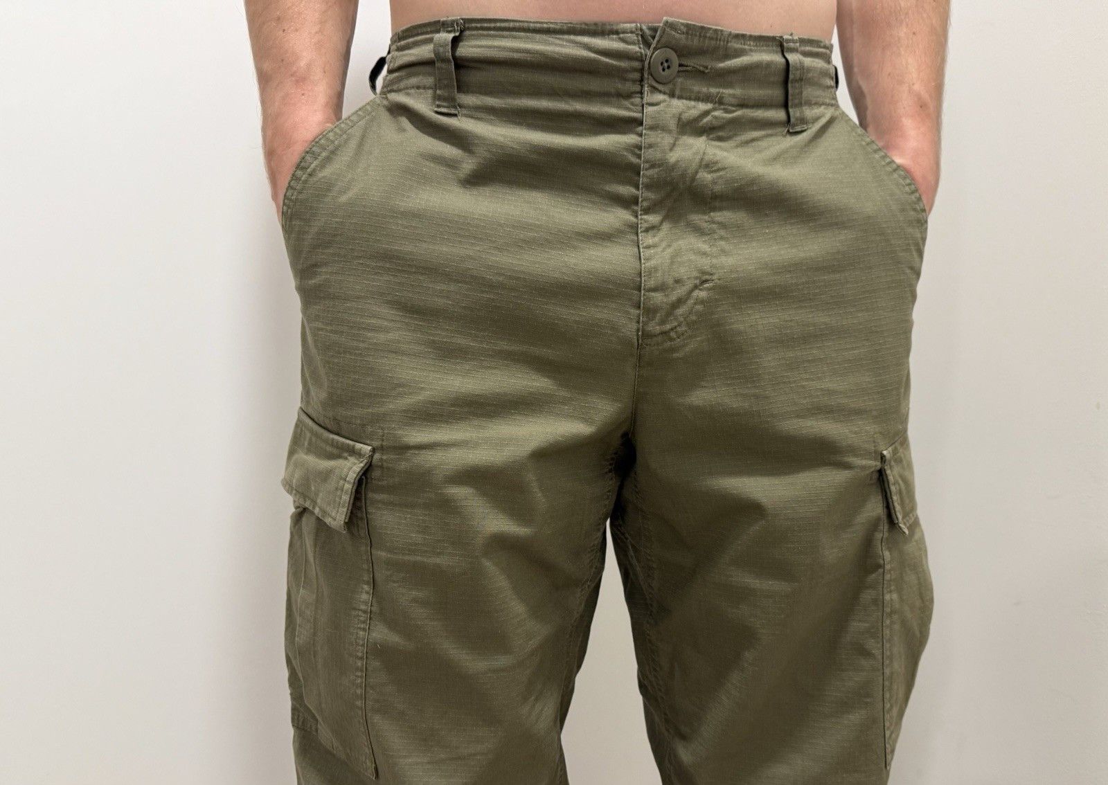 Nike Nike SB Mens Cargo Military Army Pants Skateboard Baggy Size US 30 / EU 46 - 10 Thumbnail