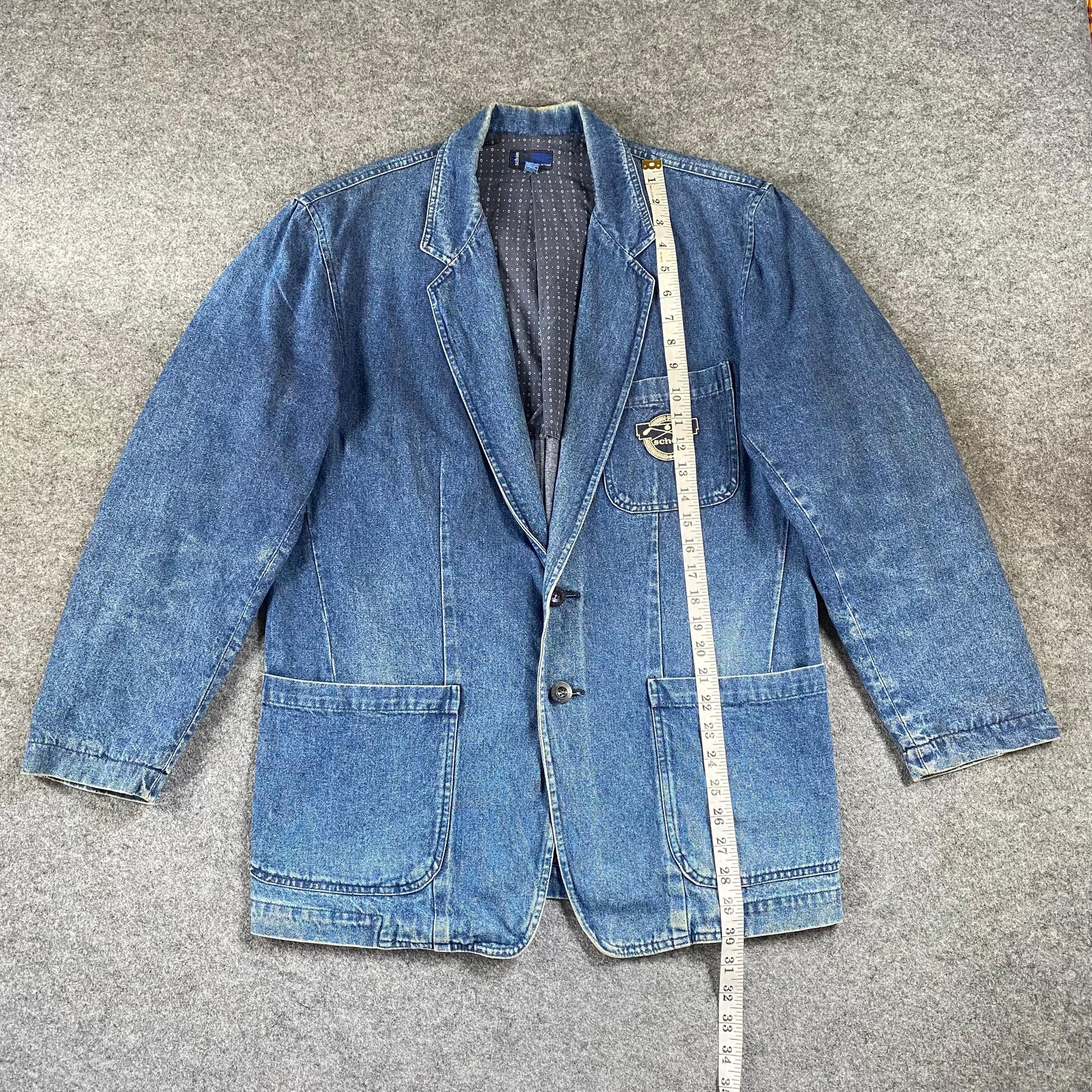 Mila Schon Vintage Mila Schon Blazer Denim Jacket Size US L / EU 52-54 / 3 - 6 Thumbnail