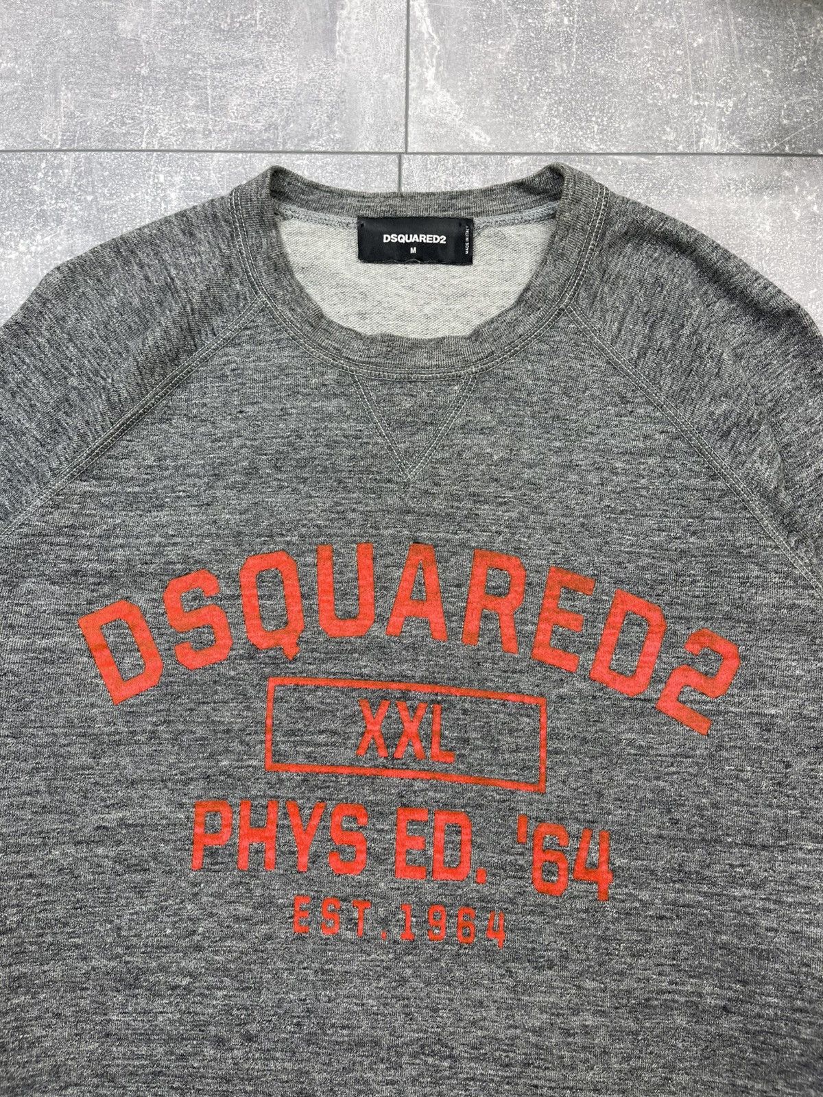 Dsquared2 Dsquared2 XXL PHYS ED. ‘64 Gray Sweatshirt Size US M / EU 48-50 / 2 - 5 Thumbnail