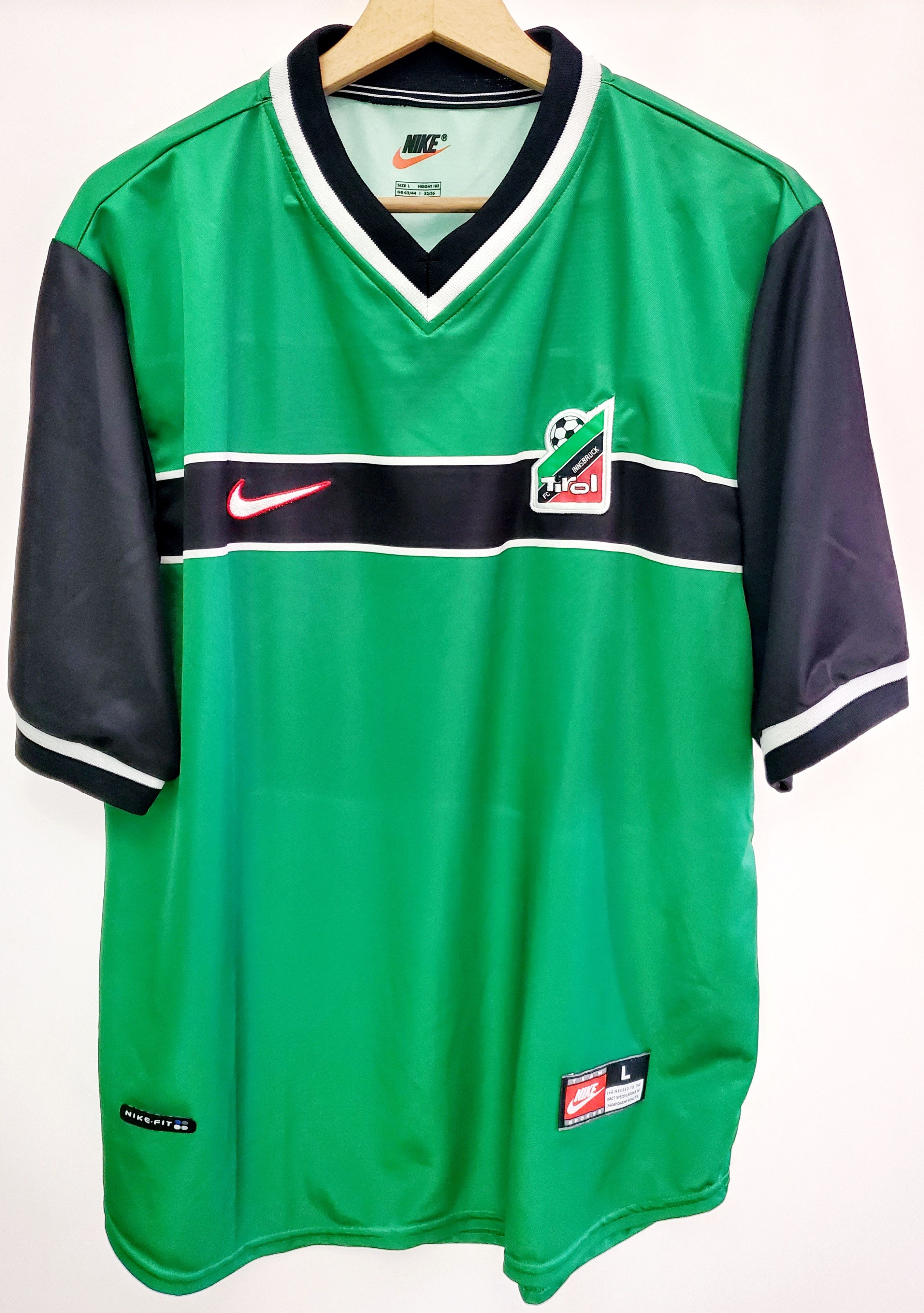 Nike × Vintage FC Tirol Innsbruck 1999 - 2000 Home jersey ideal condition Size US L / EU 52-54 / 3 - 1 Thumbnail