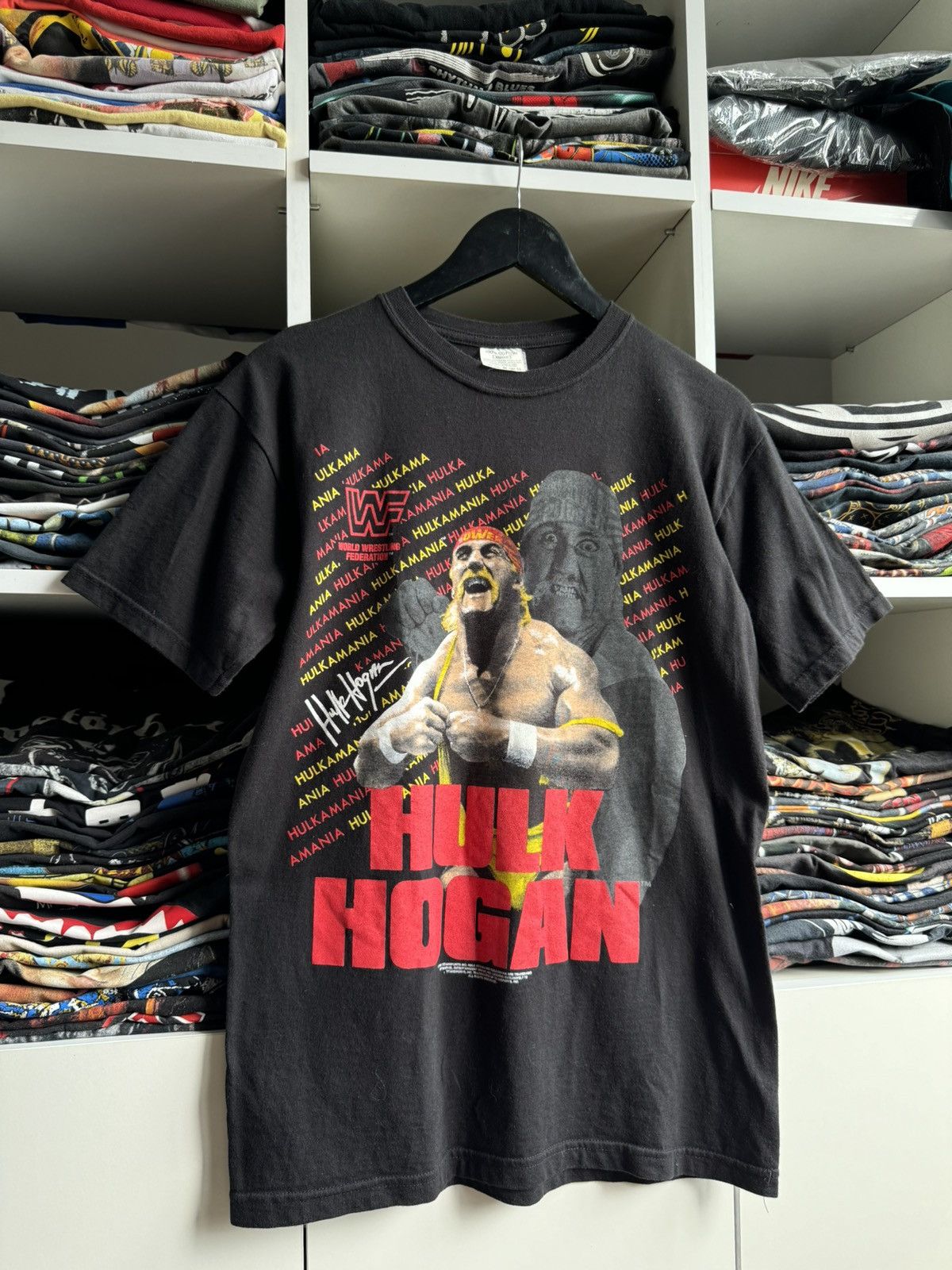 Vintage × WWE × WWF Vintage 1991 Hulk Hogan WWF Licensed Graphic Tee T Shirt Size US M / EU 48-50 / 2 - 2 Thumbnail