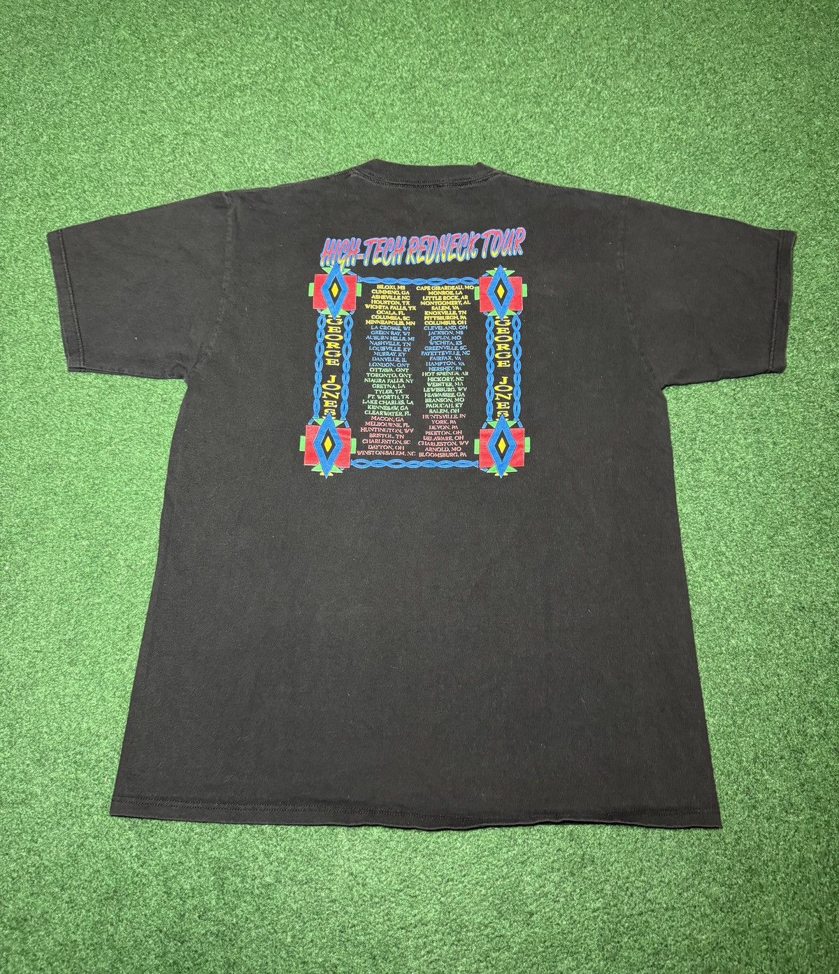 Band Tees Vintage 90s George Jones Country Western Concert XL T Shirt Size US XL / EU 56 / 4 - 3 Thumbnail