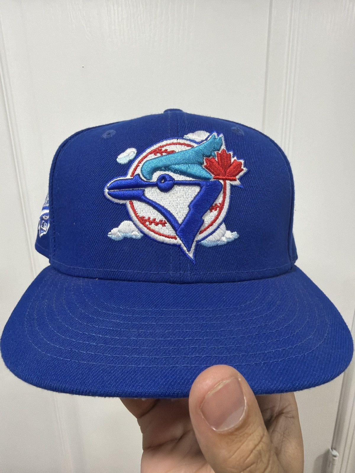 New Era Toronto Blue Jays Fitted World Series Patch Sz 7 Icy Blue UV Size ONE SIZE - 2 Thumbnail