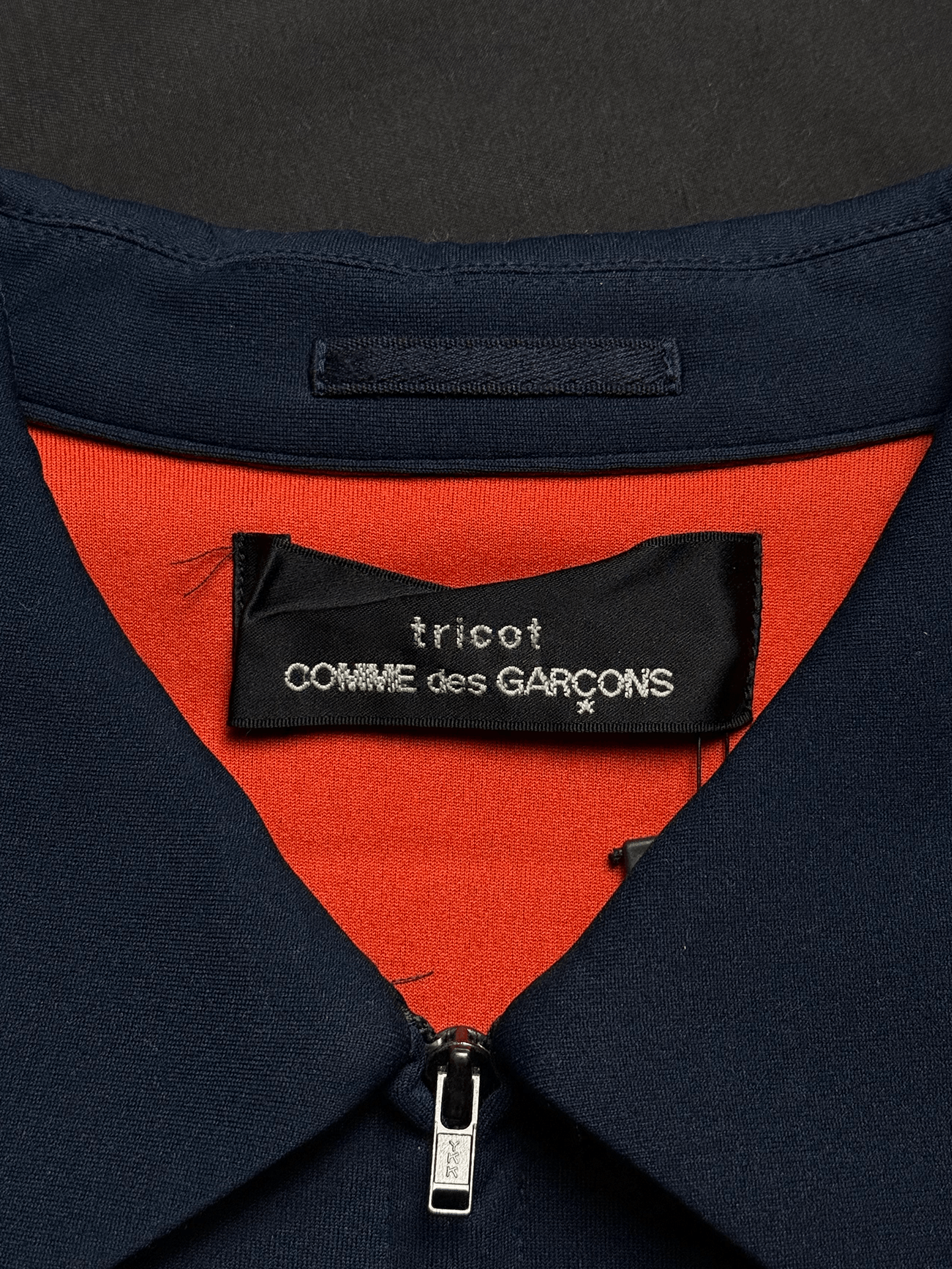 Comme des Garcons COMME des GARÇONS tricot navy boxy-cut jacket Size XS / US 0-2 / IT 36-38 - 3 Thumbnail