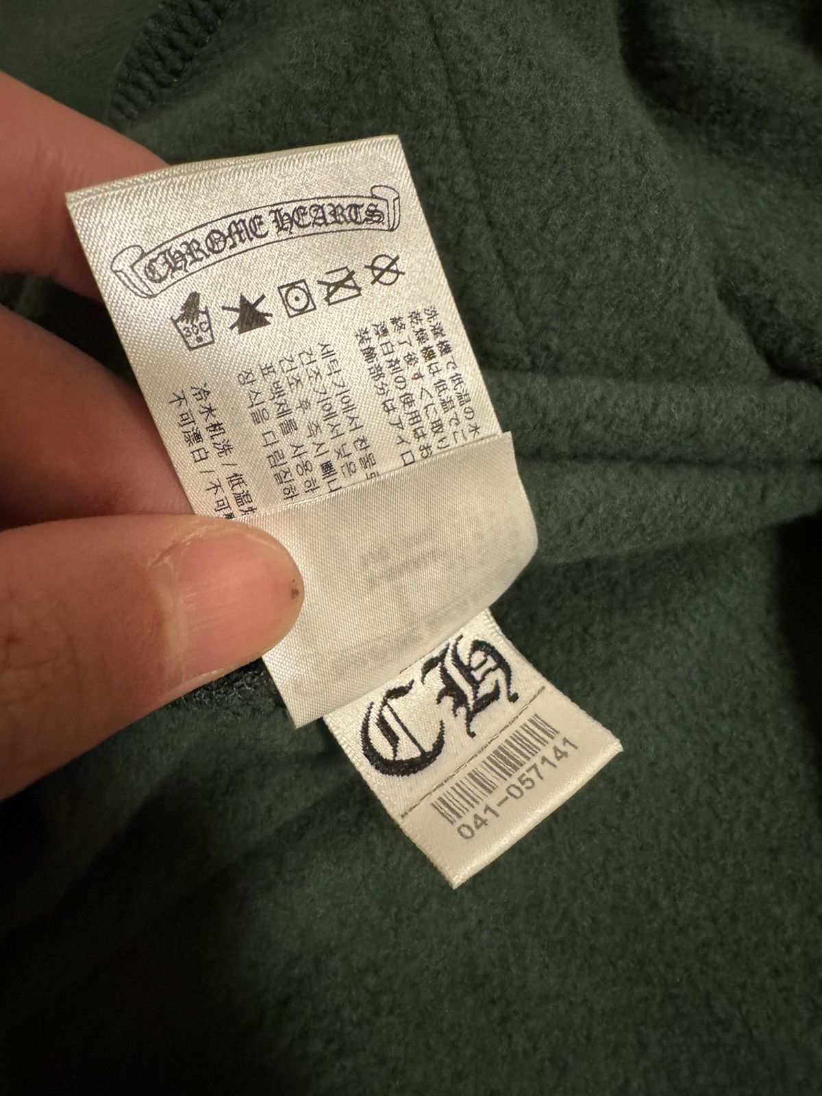 Chrome Hearts Chrome Hearts Green Hoodie Size US XS / EU 42 / 0 - 8 Thumbnail