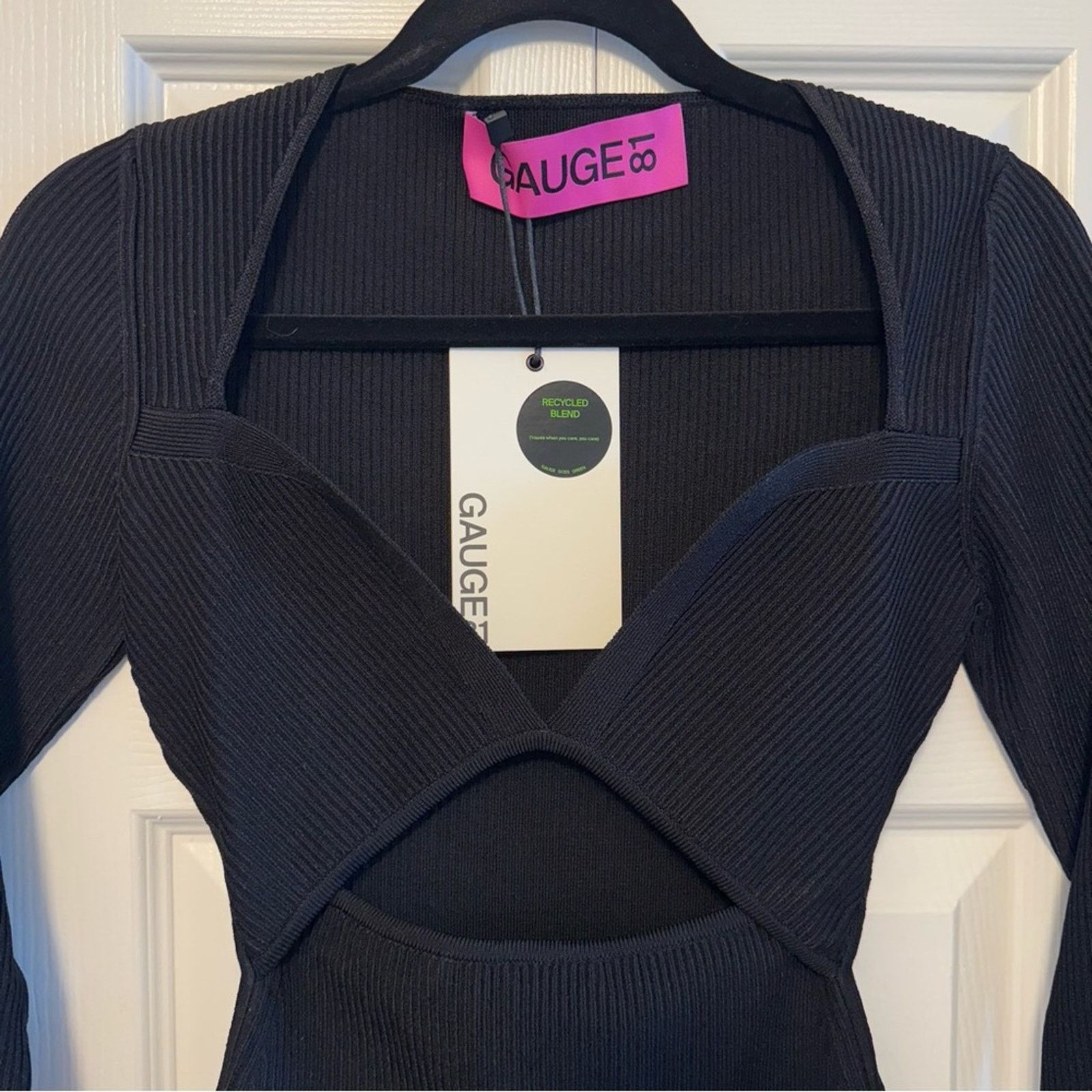 GAUGE81 NWT! Gauge81 Otero Black Mini Dress, Size S Size S / US 4 / IT 40 - 1 Thumbnail