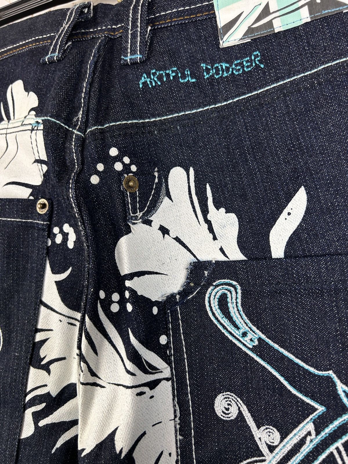Artful Dodger Vintage Artful Dodger Jesse Pinkman Y2K Denim Jeans Size 34 Size US 34 / EU 50 - 5 Thumbnail