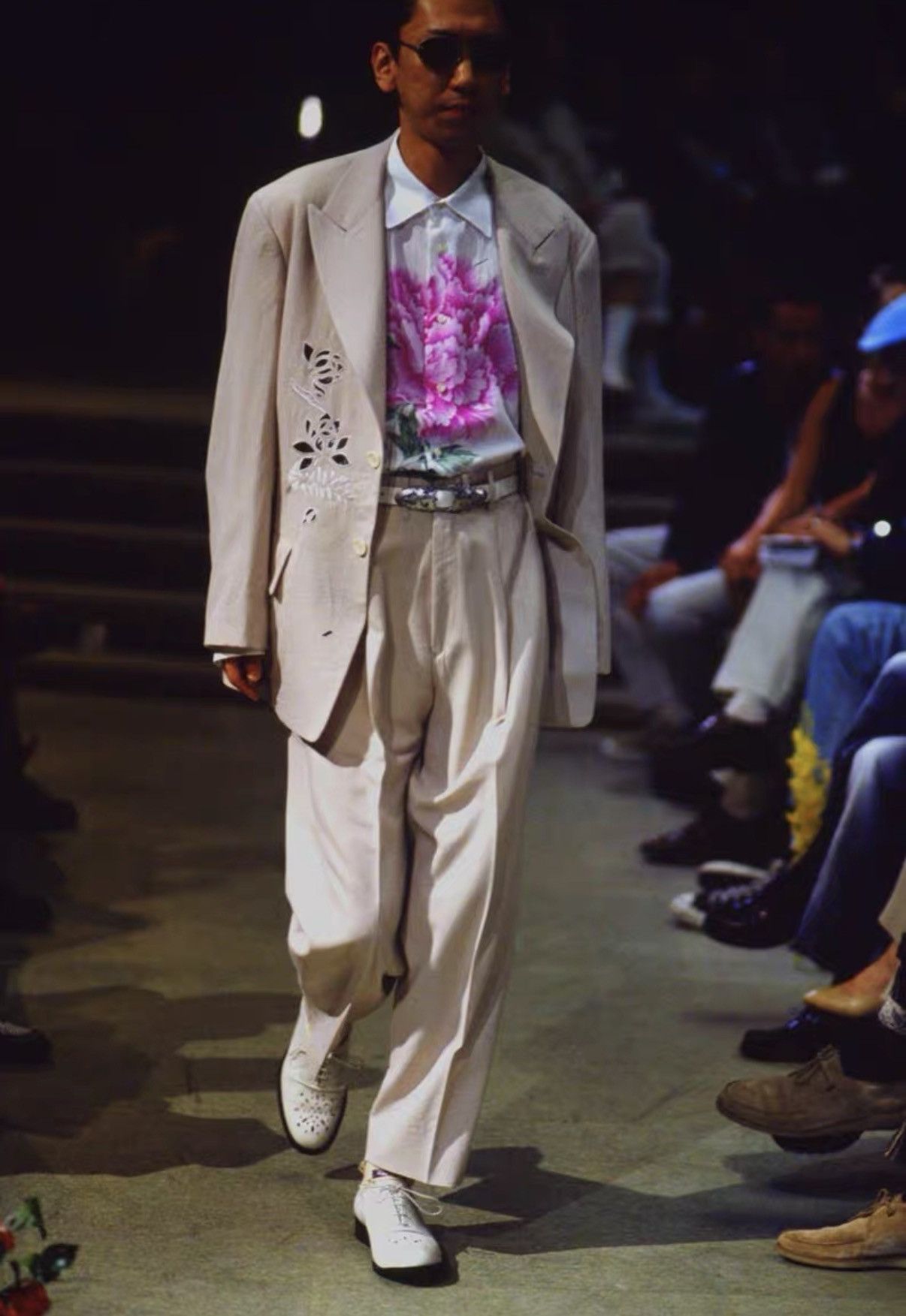 Yohji Yamamoto Yohji Yamamoto 96ss Flowers and Boys Lotus Cutout Blazer K4 Size US S / EU 44-46 / 1 - 7 Thumbnail