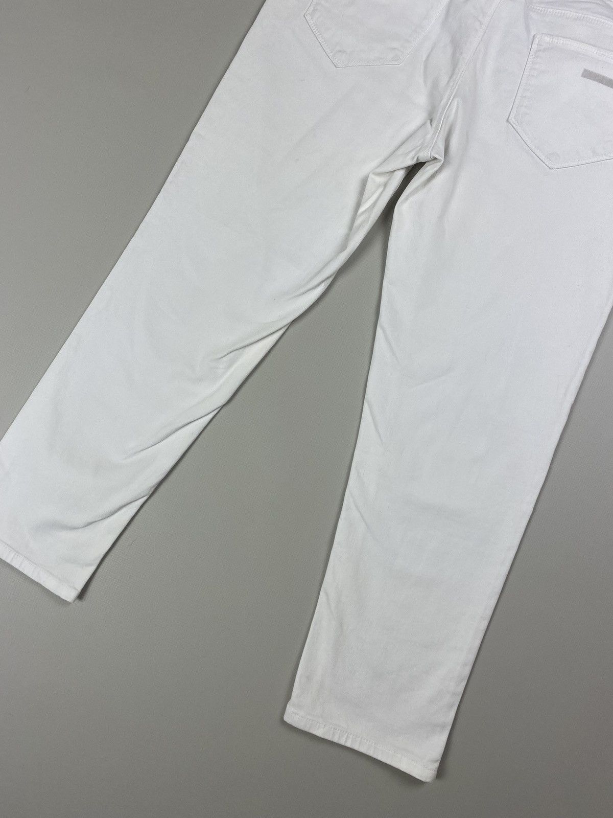 Prada Prada ladies cropped denim Breeches jeans size 29 white Size 29" - 22 Thumbnail