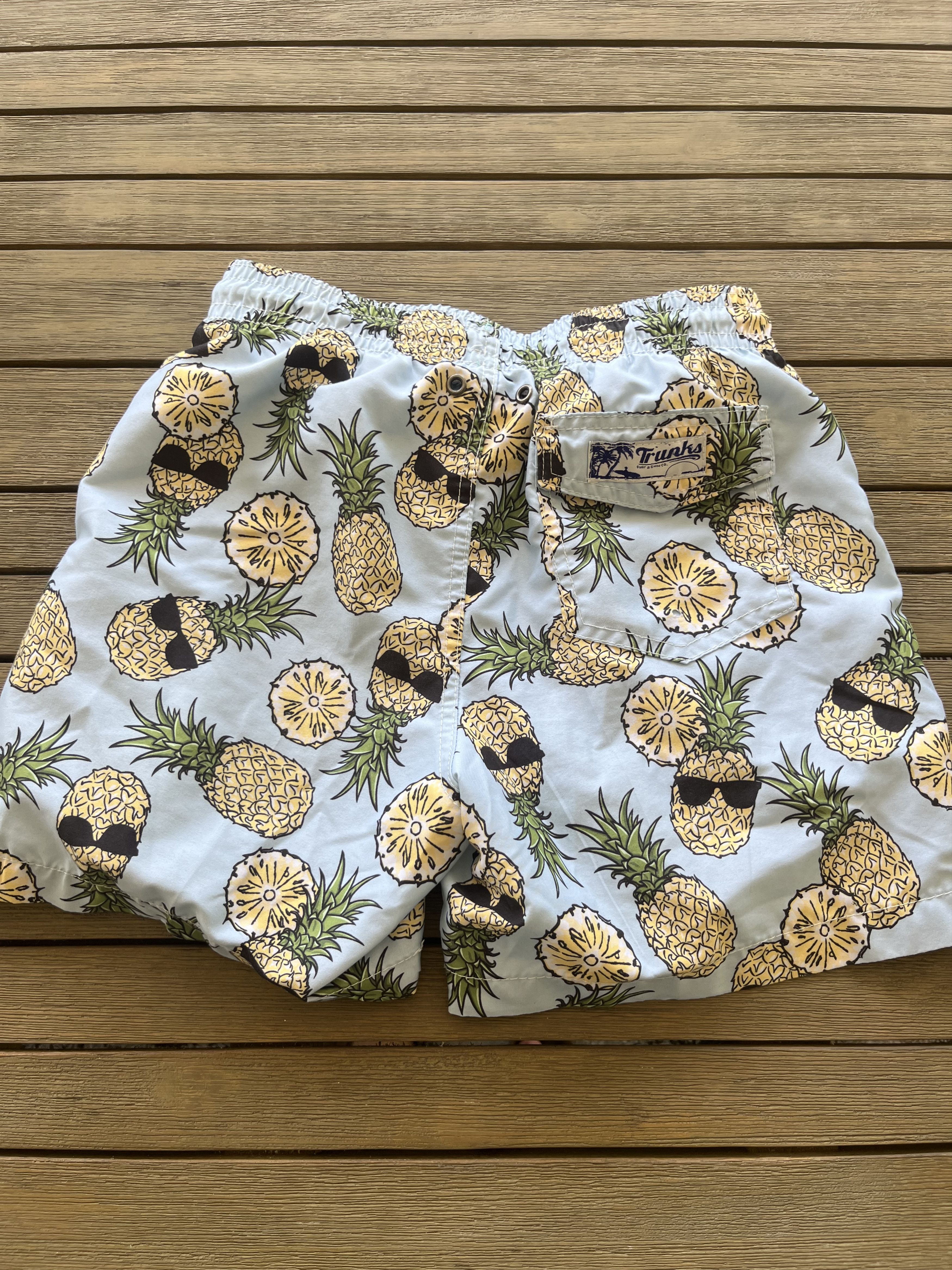 Vintage Pineapple Swim Trunks Size US 31 - 2 Thumbnail