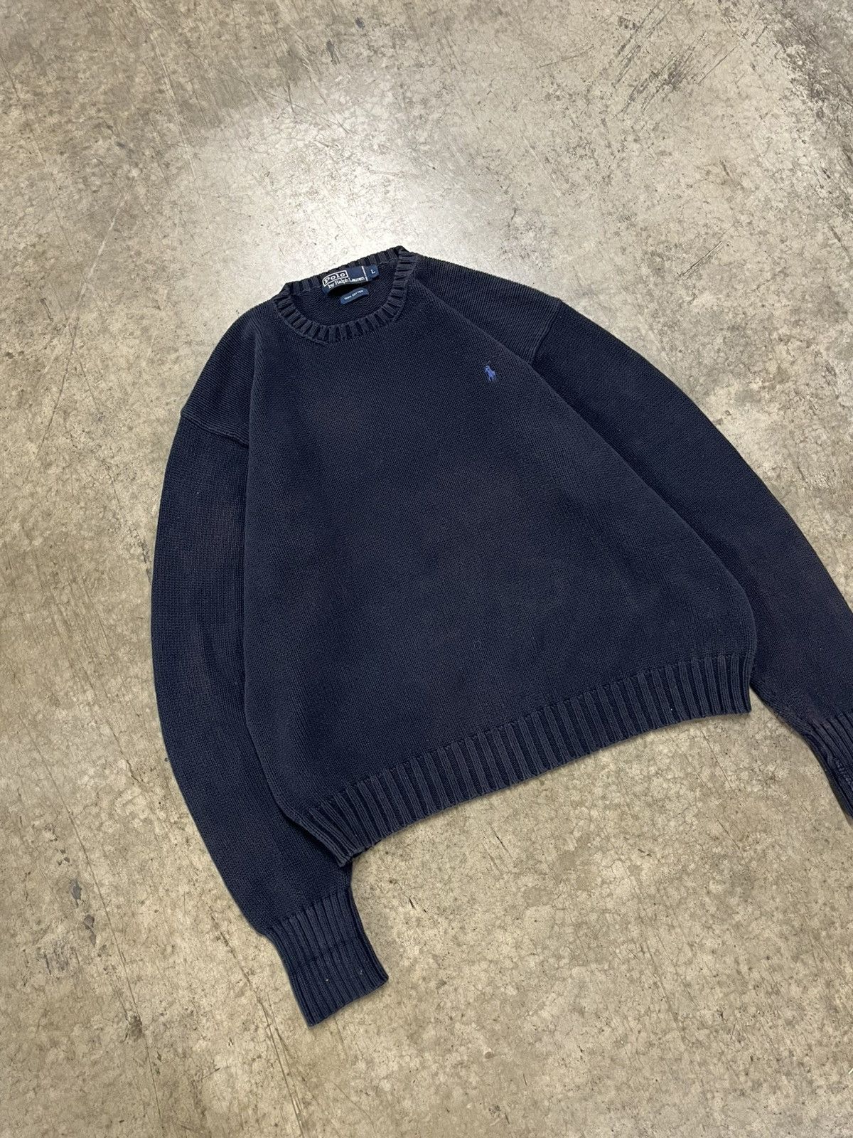 Polo Ralph Lauren × Vintage Polo Ralph Lauren vintage knit sweater 90s preppy streetwear Size US L / EU 52-54 / 3 - 1 Thumbnail