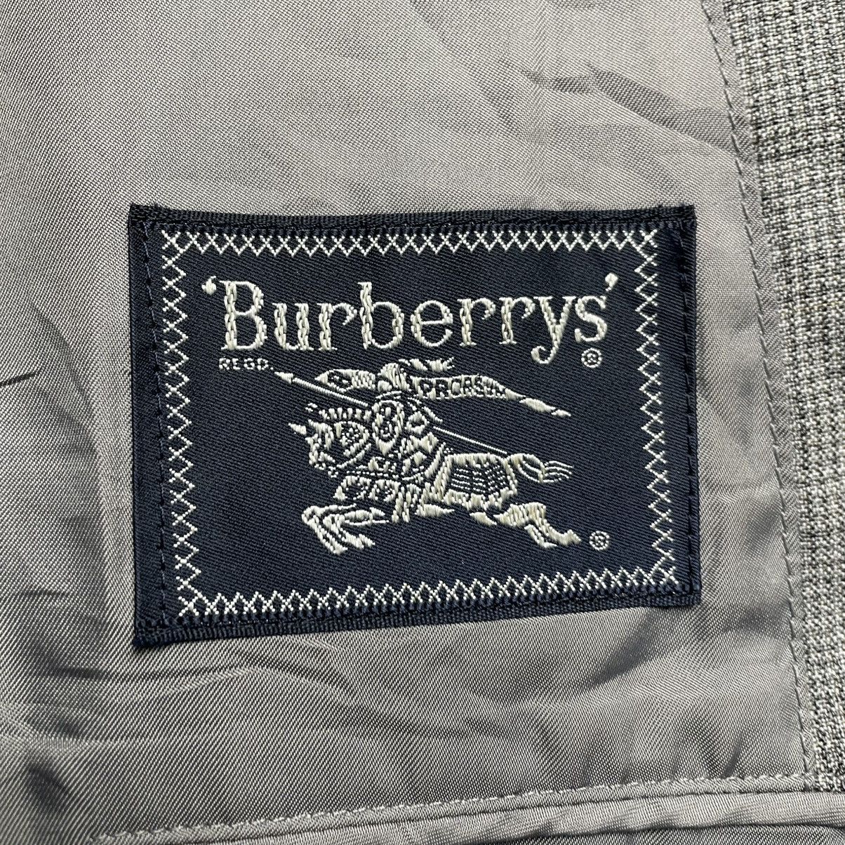 Burberry × Vintage VINTAGE BURBERRYS PURE NEW WOOL CHECKERED BLAZER COAT JACKET Size US M / EU 48-50 / 2 - 12 Thumbnail
