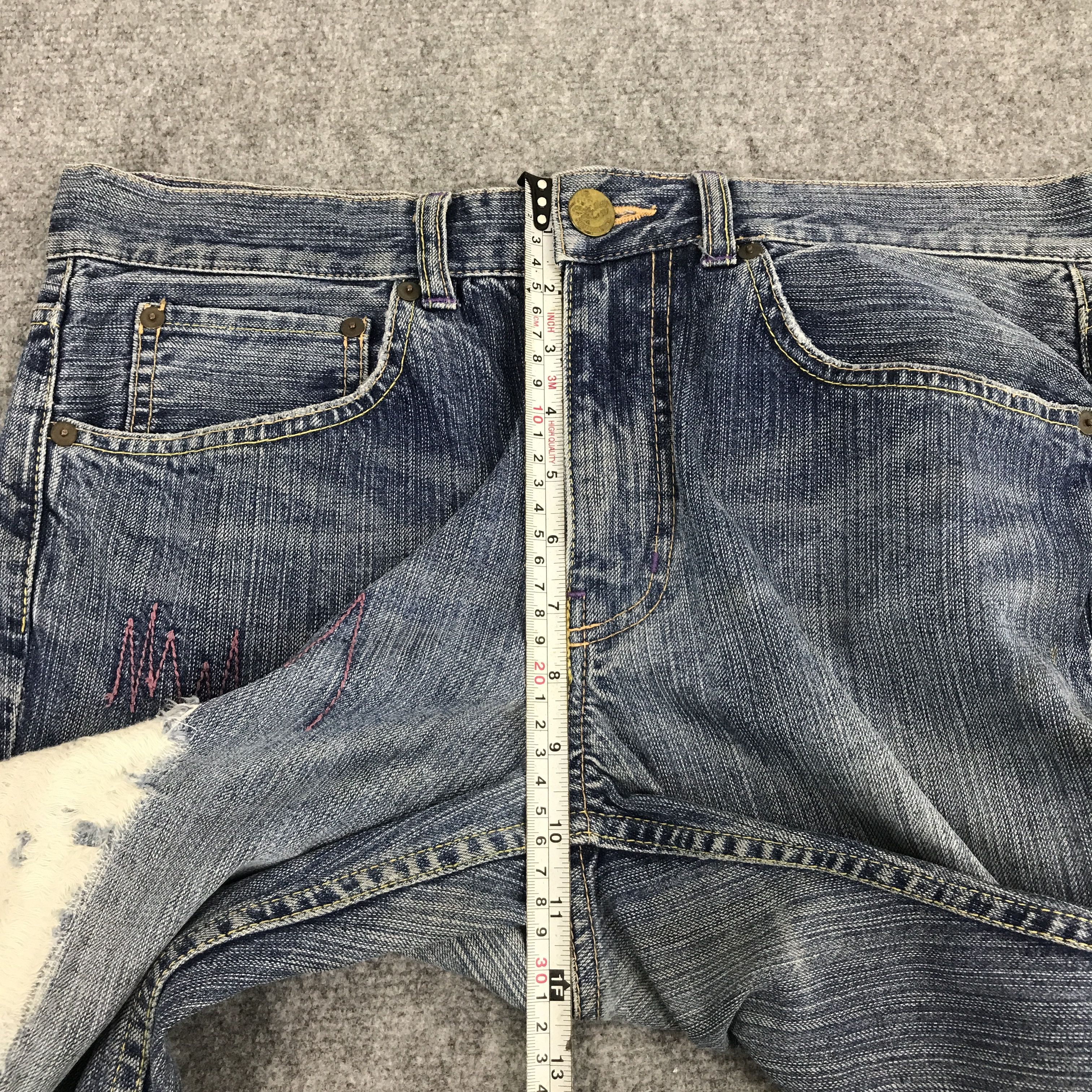 Japanese Brand japanese brand TK distressed design denim jean Size US 33 - 9 Thumbnail