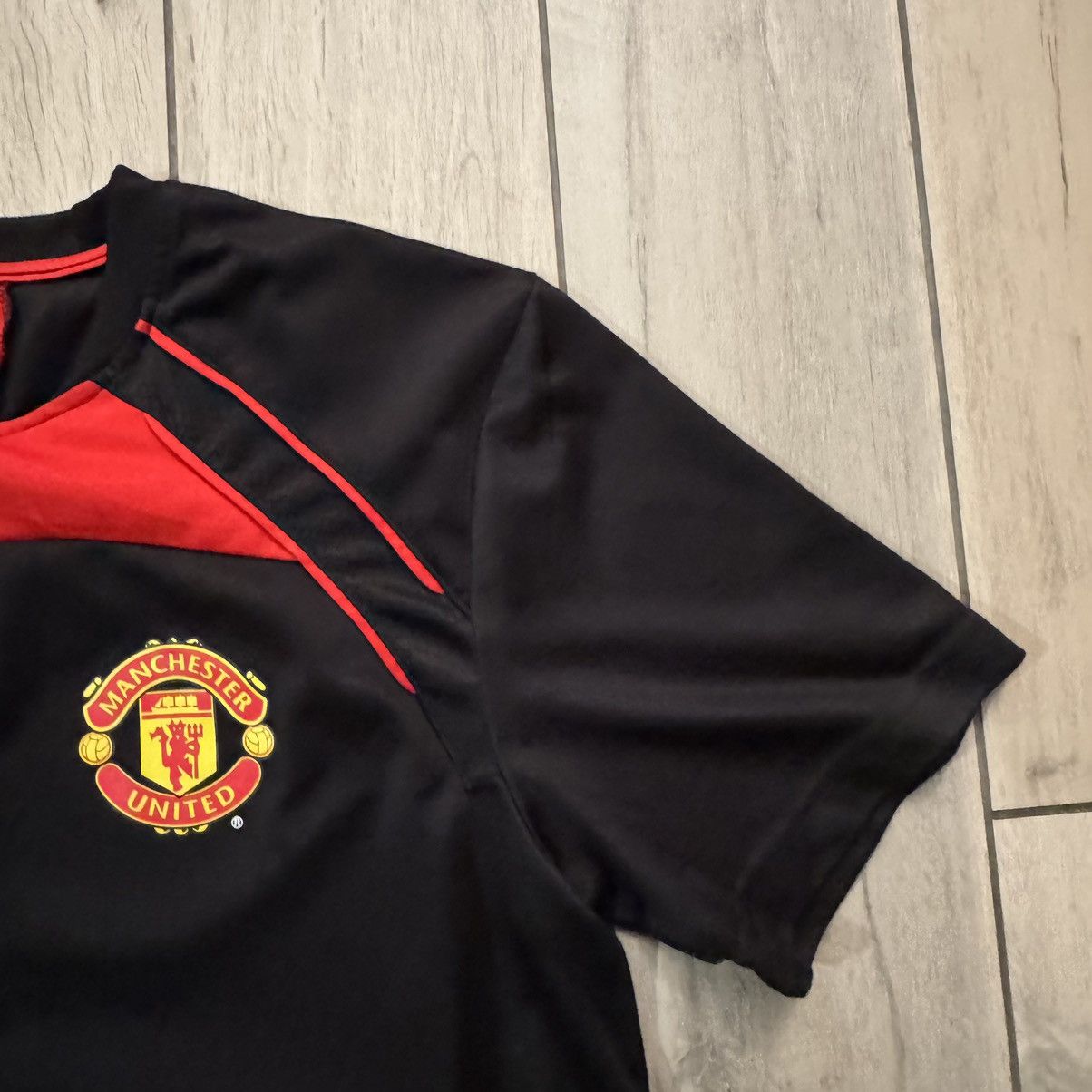 Adidas × Nike Vintage Y2K Black And Red Manchester Soccer Jersey Kit Large Size US L / EU 52-54 / 3 - 8 Thumbnail