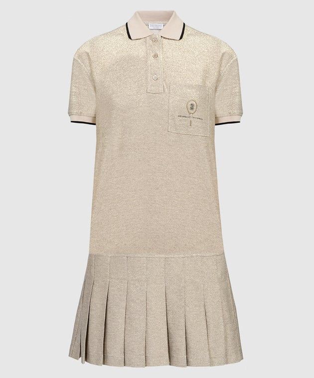 Brunello Cucinelli o1w1db10825 Dress in Golden Size XL / US 12-14 / IT 48-50 - 1 Thumbnail