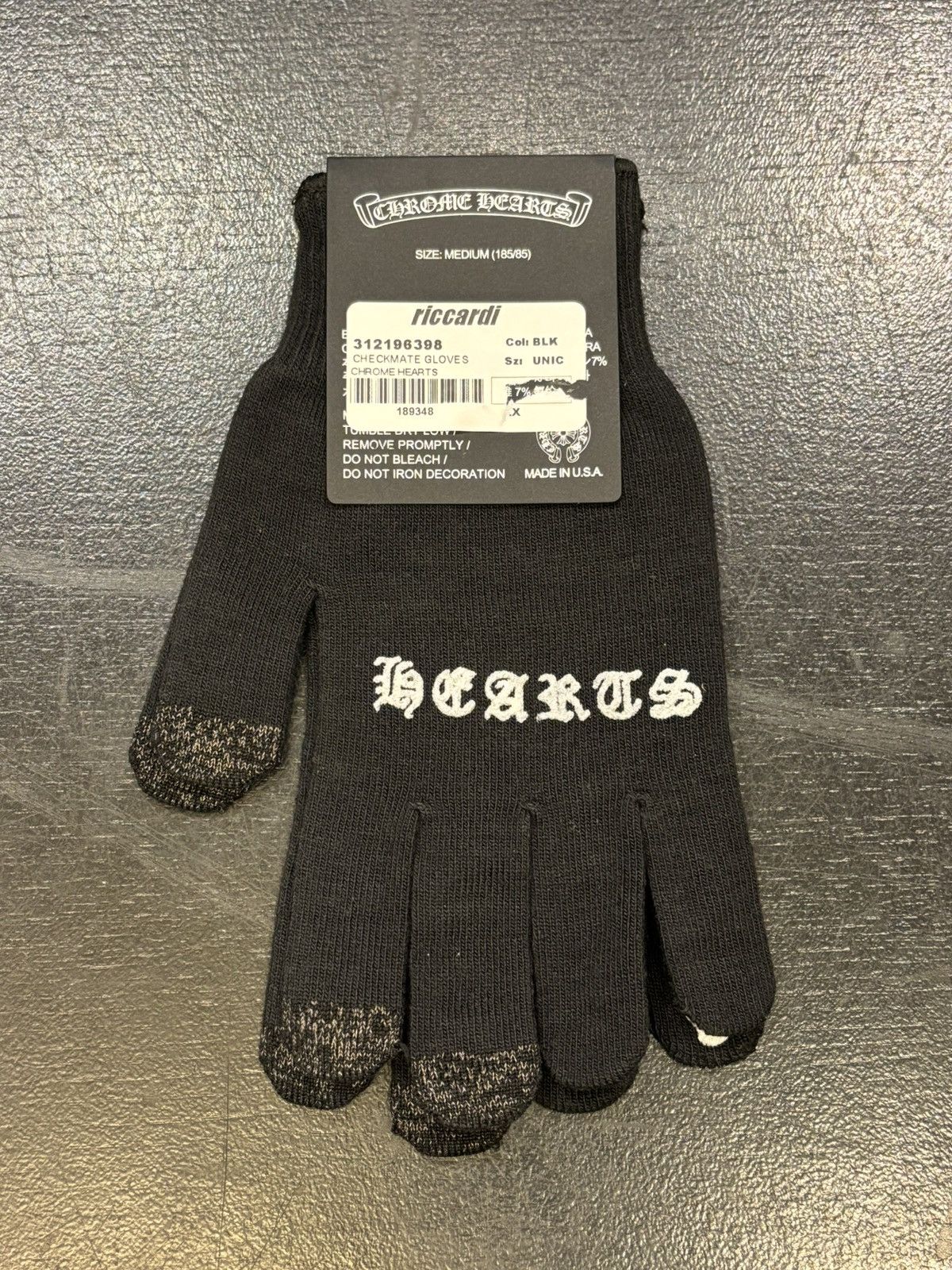 Chrome Hearts Chrome Hearts Knit Gloves Size ONE SIZE - 2 Thumbnail