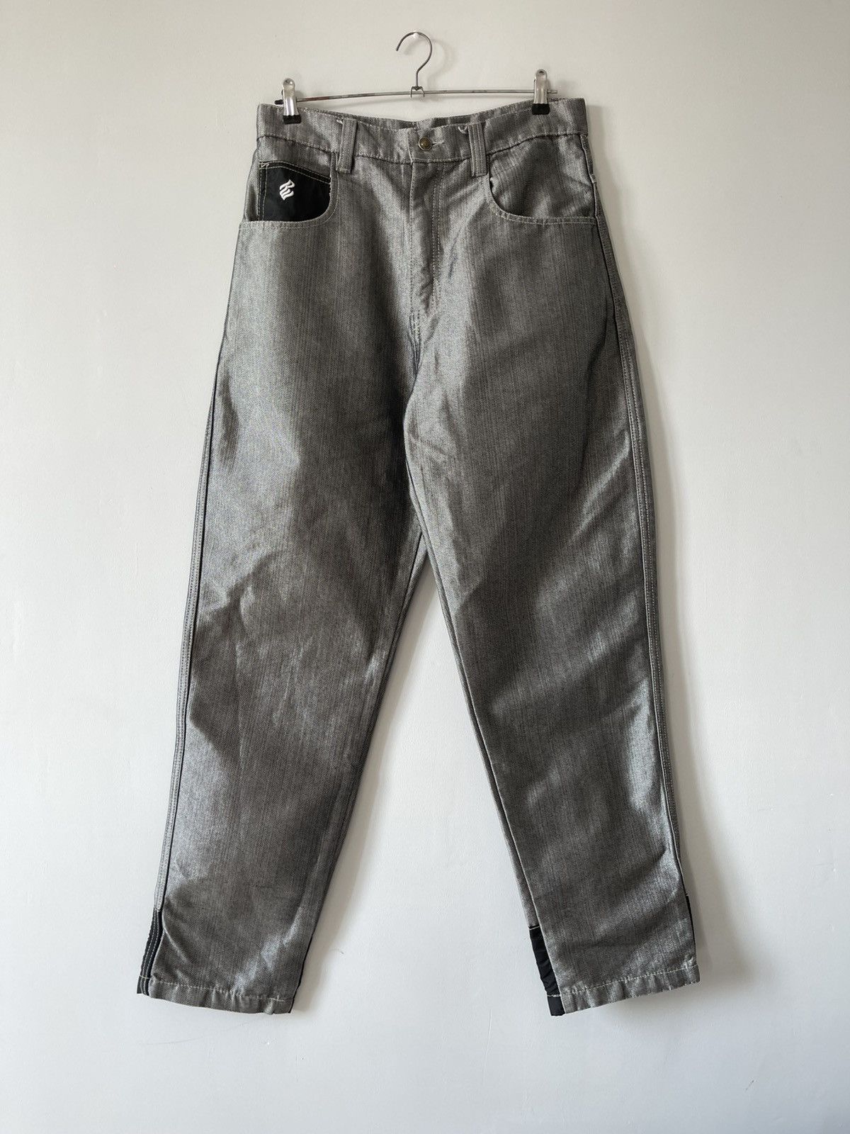 Rocawear Crazy Vintage Y2k ROCAWEAR Metalic Hip Hop 90's Pants Jeans Size US 30 / EU 46 - 3 Thumbnail