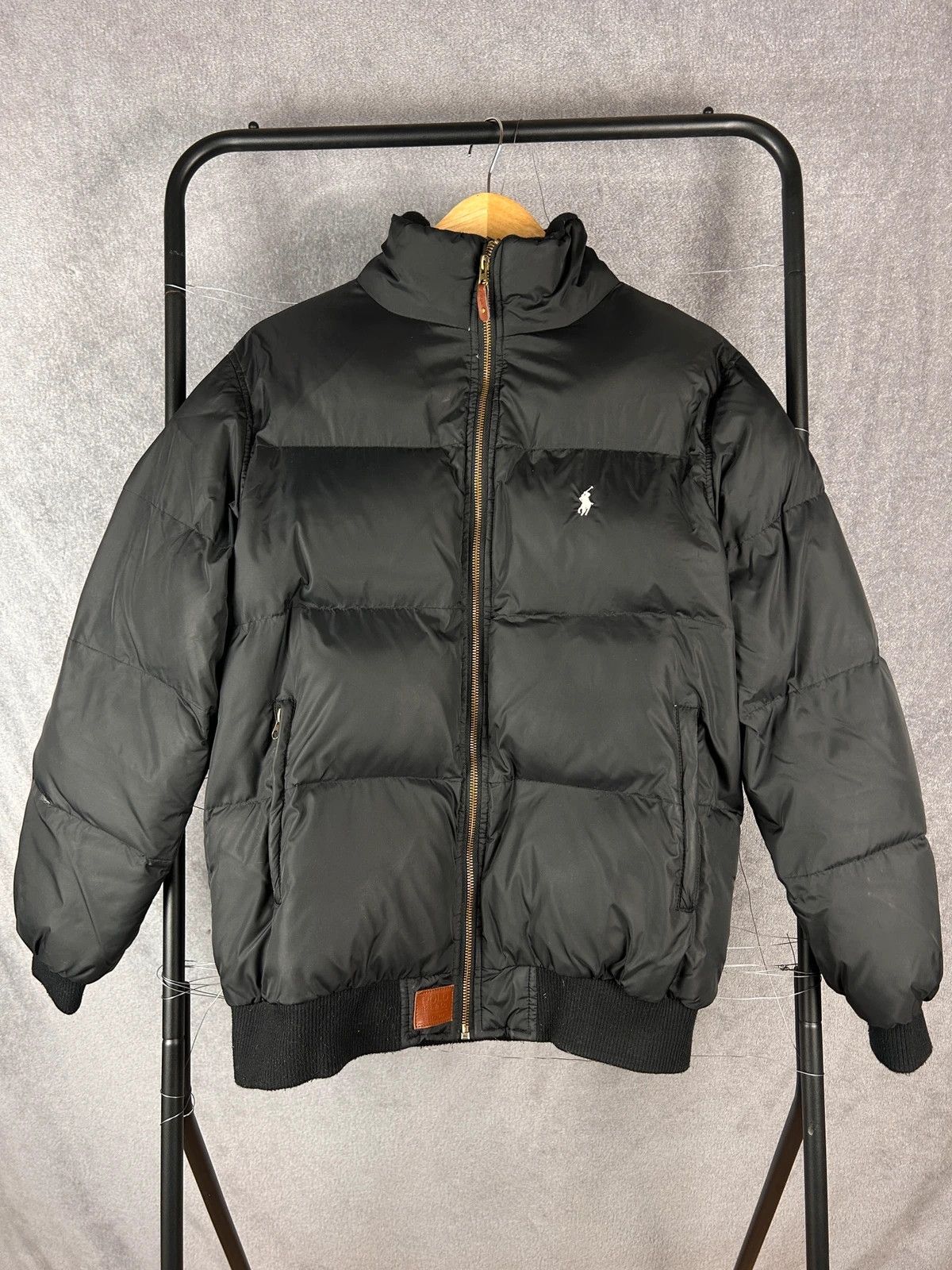 Designer × Polo Ralph Lauren × Ralph Lauren Polo Ralph Lauren winter puffer jacket black mini logo Size US XL / EU 56 / 4 - 1 Thumbnail
