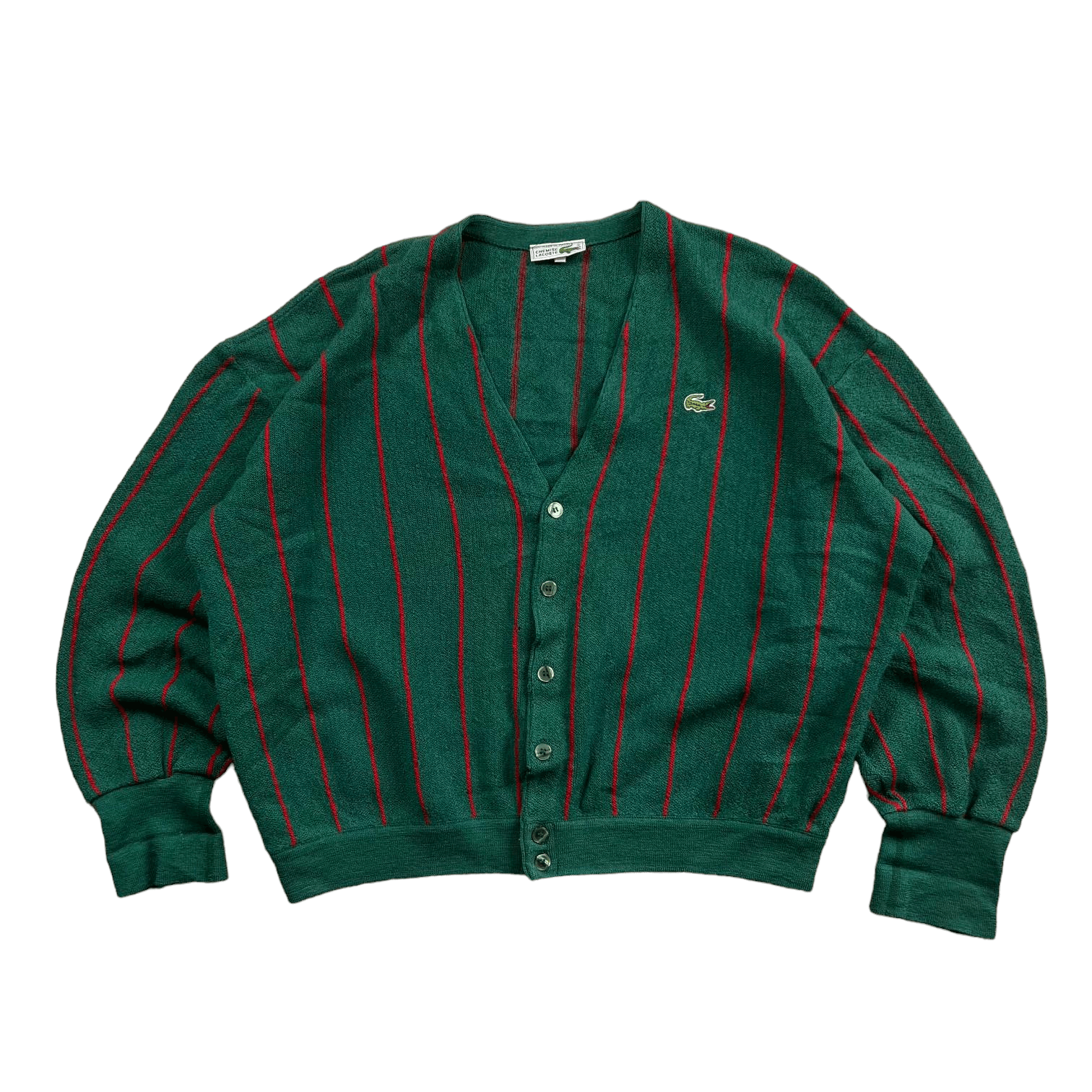 Lacoste × Supreme Supreme Lacoste stripe cardigan | Grailed