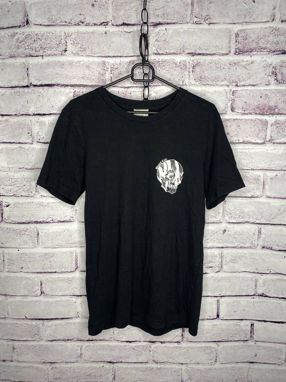 Bones Men's T-Shirt Rock Band Bones Cult Skeleton Logo Tee Size US S / EU 44-46 / 1 - 1 Thumbnail