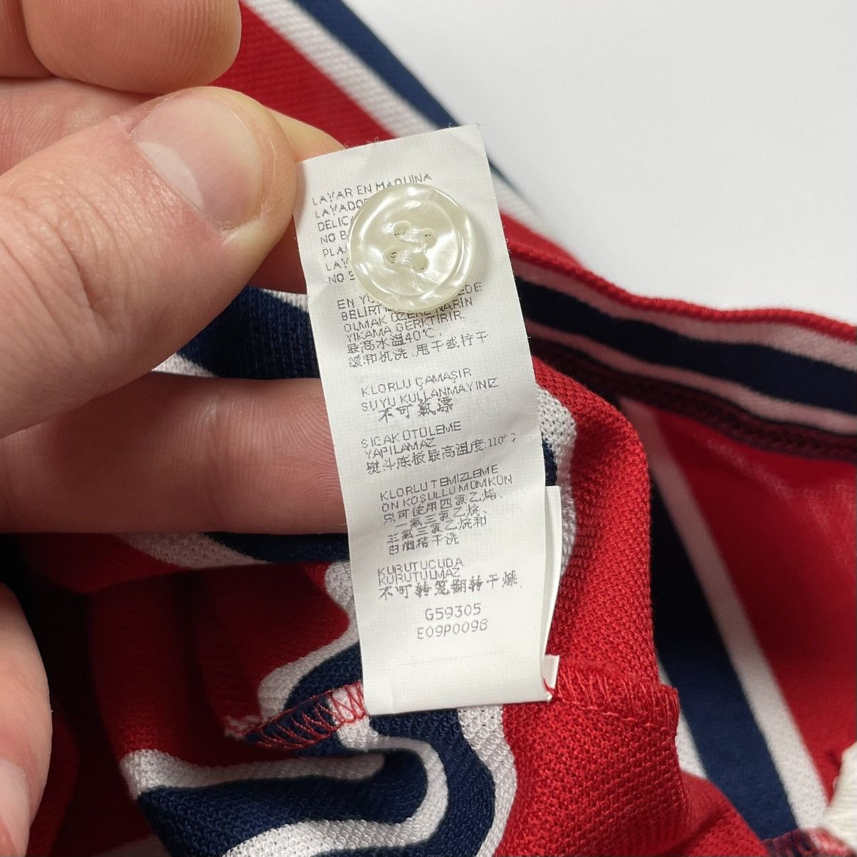 Paul & Shark Vintage Paul & Shark Polo Striped Shirt Size US L / EU 52-54 / 3 - 12 Thumbnail