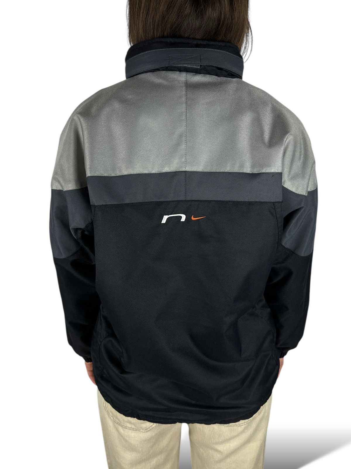 Nike Vintage Y2K Nike Big Logo Anorak Women’s Jacket Hooded Size S / US 4 / IT 40 - 18 Thumbnail