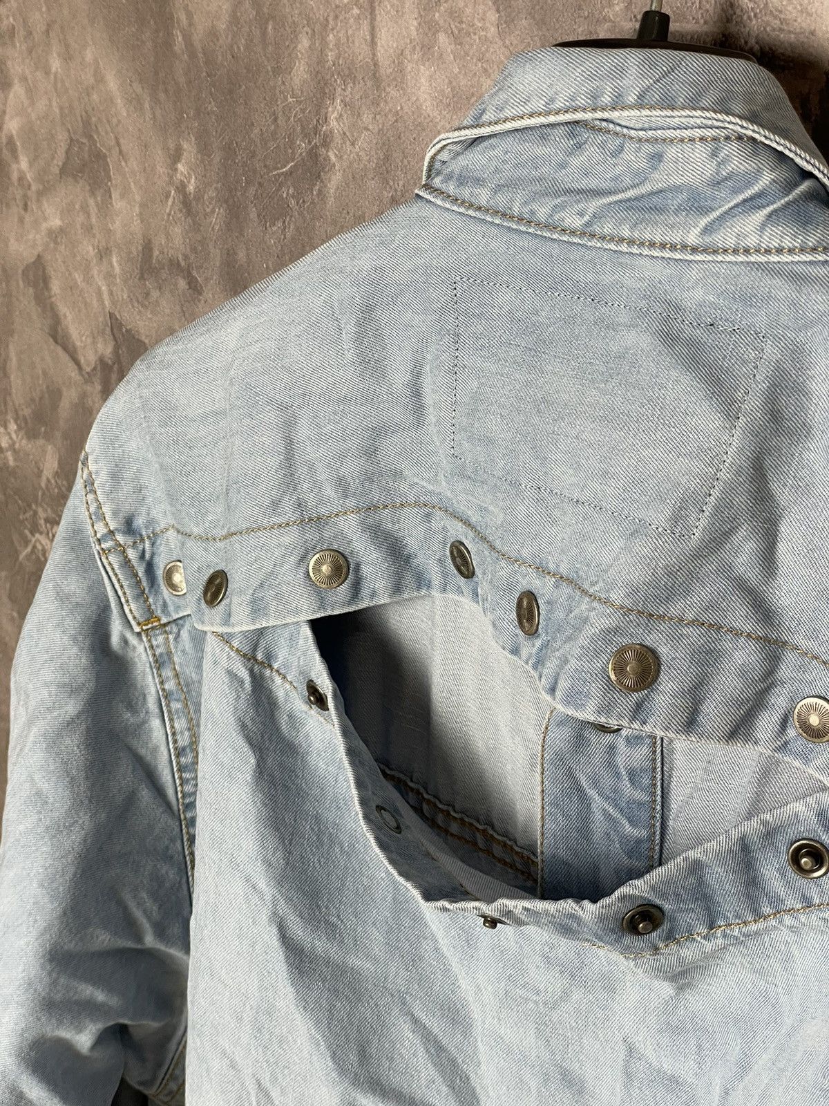 Diesel × Vintage Diesel Avant Garde Streetwear Denim Button dress/shirt y2k Size S / US 4 / IT 40 - 12 Thumbnail