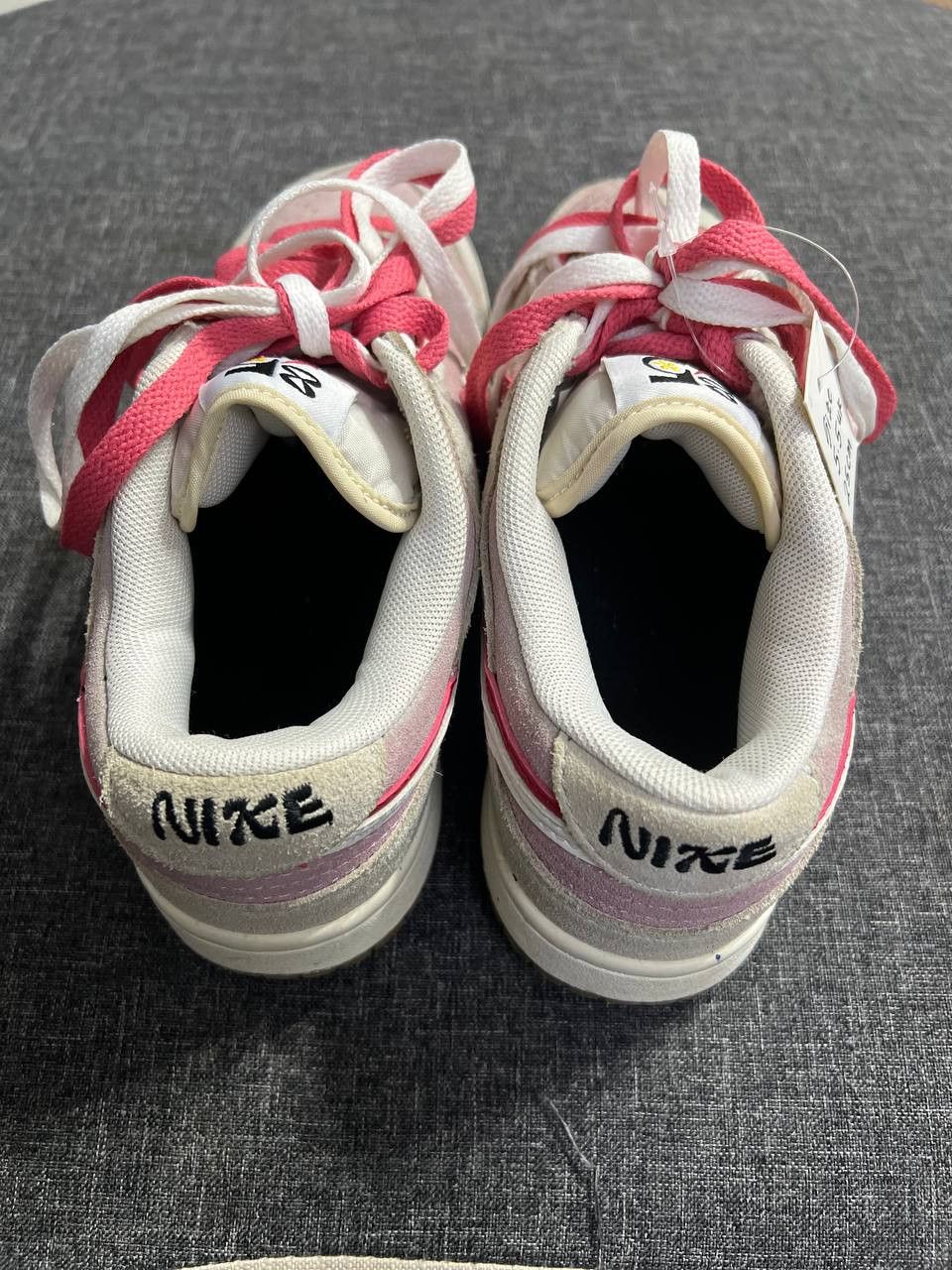 Nike Nike Dunk Low SE '85' Double Swoosh Grey Pink Size US 8 / IT 38 - 5 Thumbnail