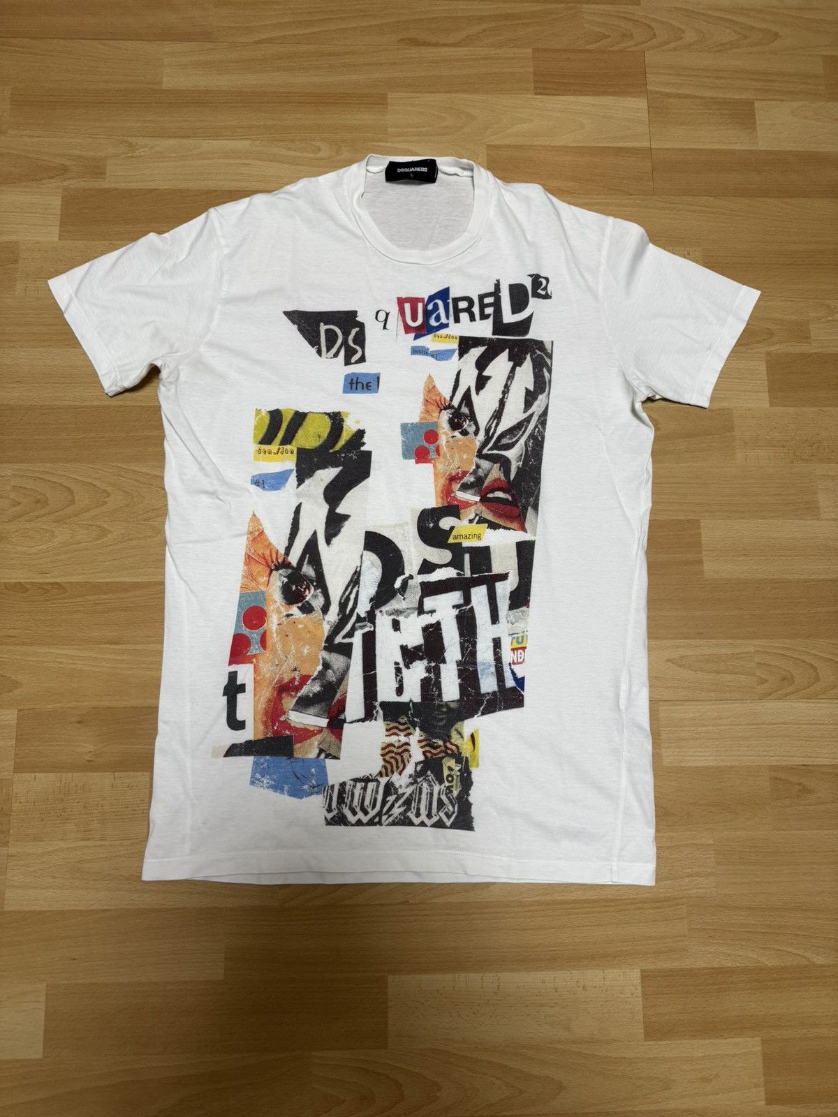 Dsquared2 FW/16 Dsquared2 Collage T-shirt Manga Punk Collection Size US L / EU 52-54 / 3 - 1 Thumbnail