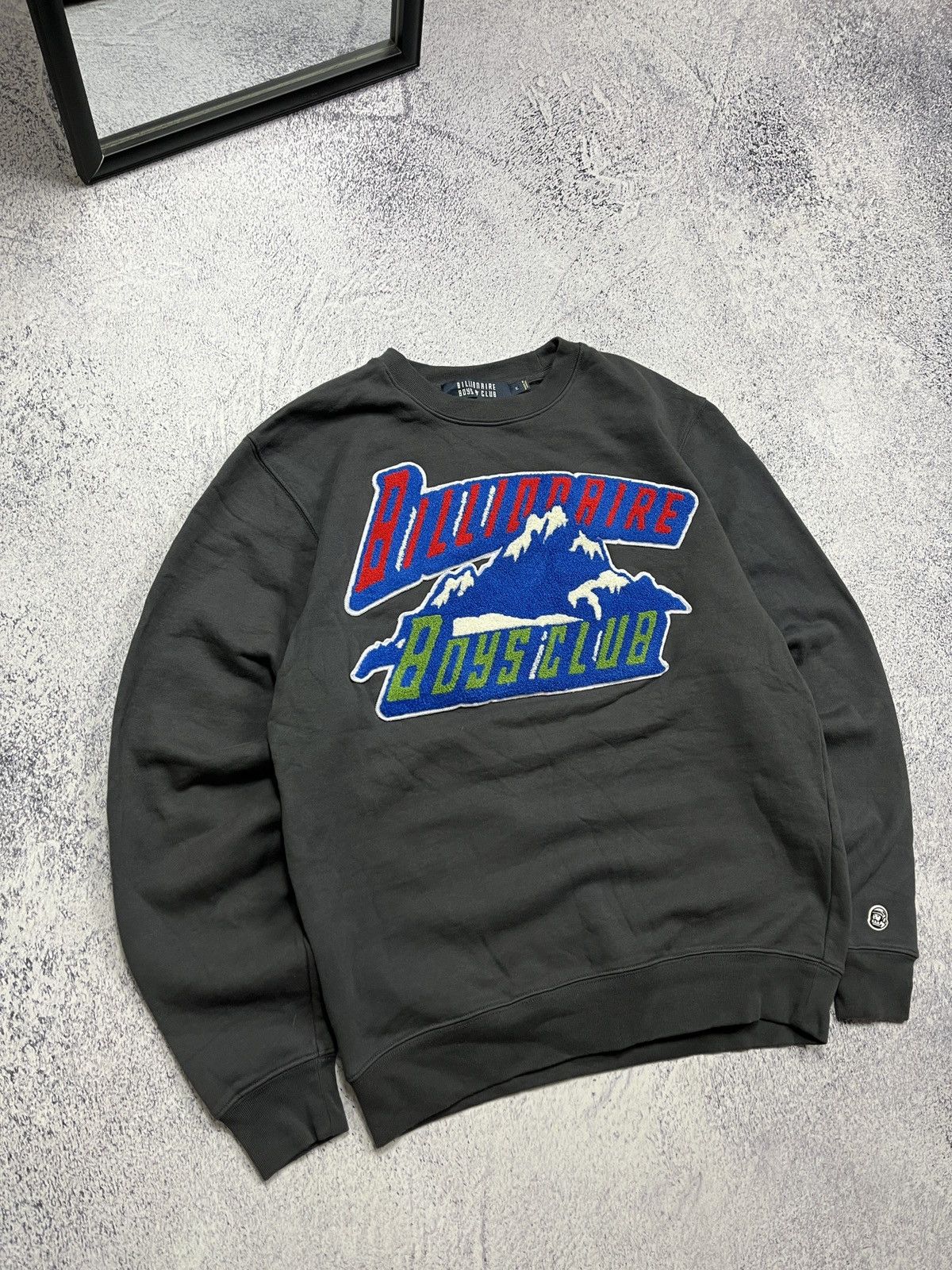 Billionaire Boys Club Billionaire Boys Club Mountain Spellout Crewneck Sweatshirt Size US M / EU 48-50 / 2 - 4 Thumbnail