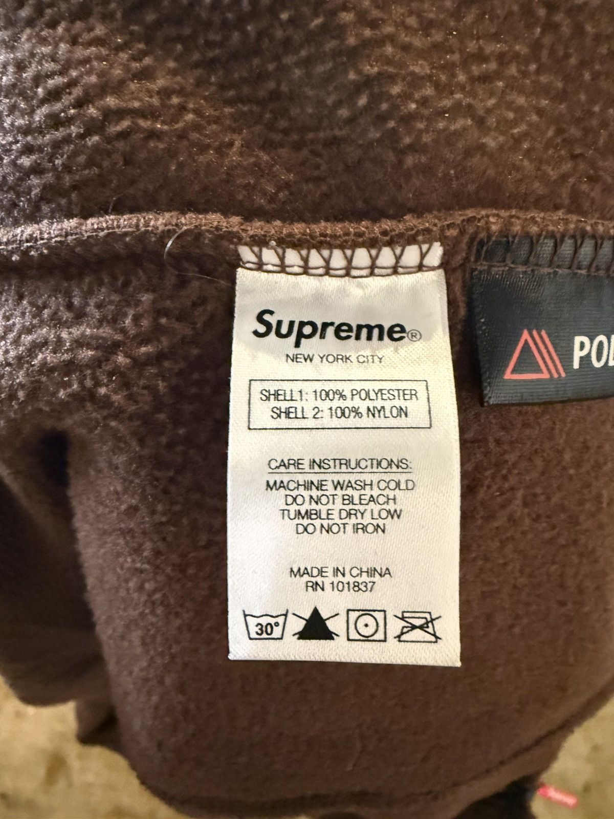 Supreme Supreme Polartec Zip Jacket Size US M / EU 48-50 / 2 - 9 Thumbnail