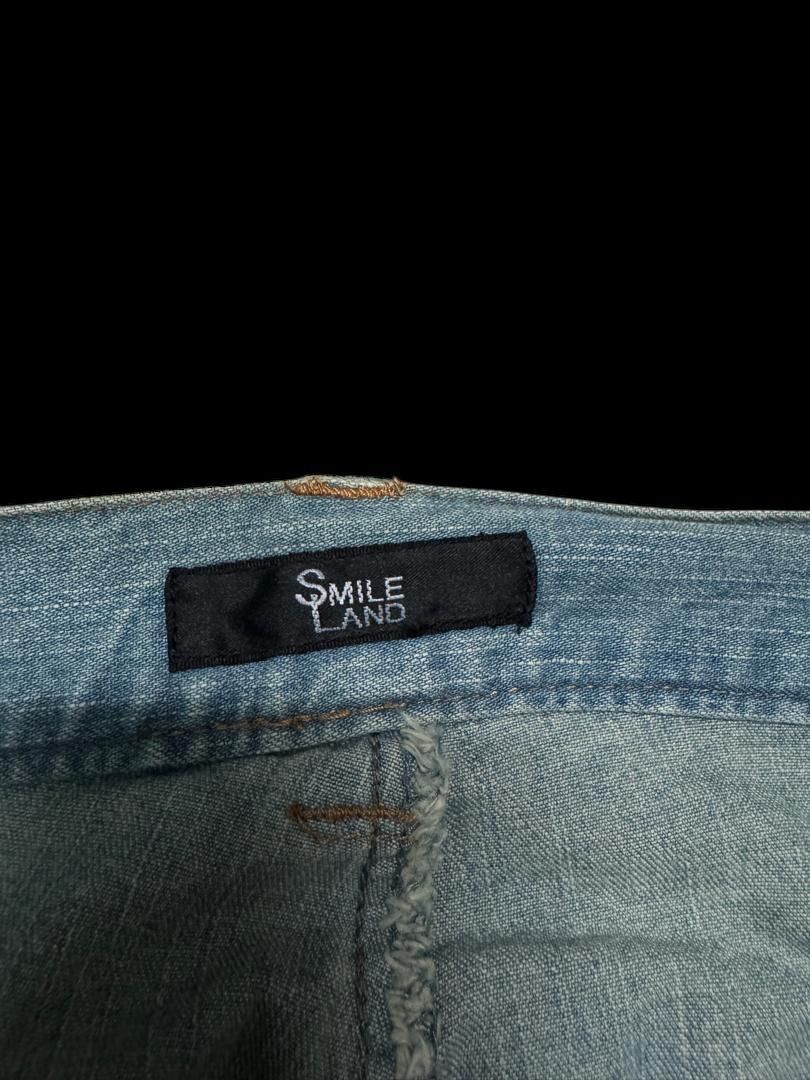 Tornado Mart Sick Japanese Smile Land Double Waist Rusty Mudwash Baggy Size US 29 - 10 Thumbnail