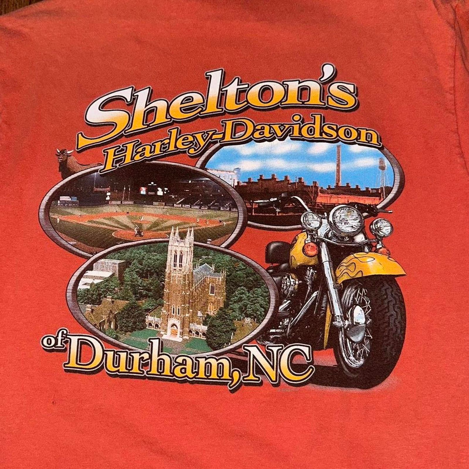 Harley Davidson Vintage 2003 Harley Davidson Motorcycle Sheltons Durham NC M Size US M / EU 48-50 / 2 - 5 Thumbnail