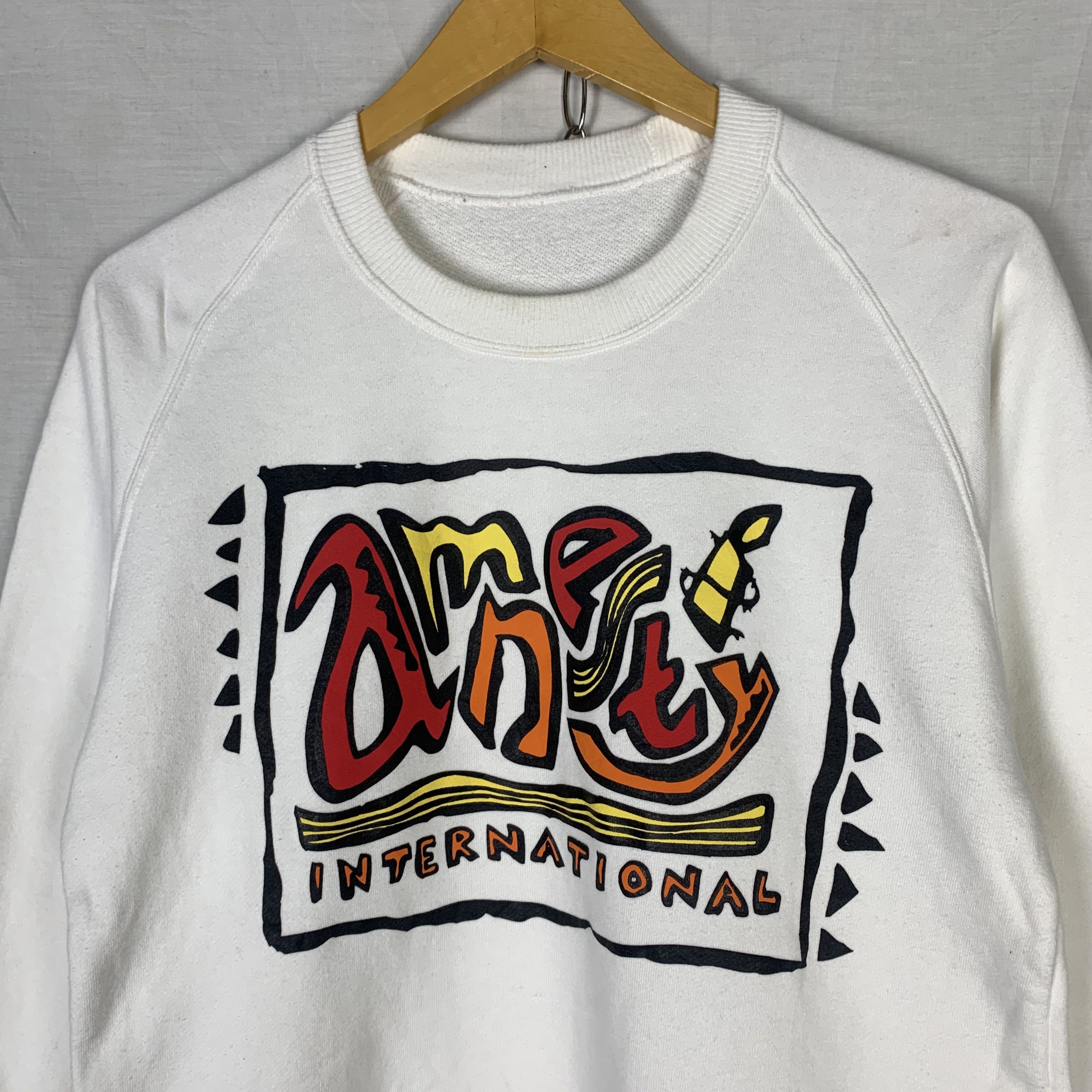 Vintage Vintage Amnesty International Sweatshirt Crewneck Size US M / EU 48-50 / 2 - 2 Thumbnail