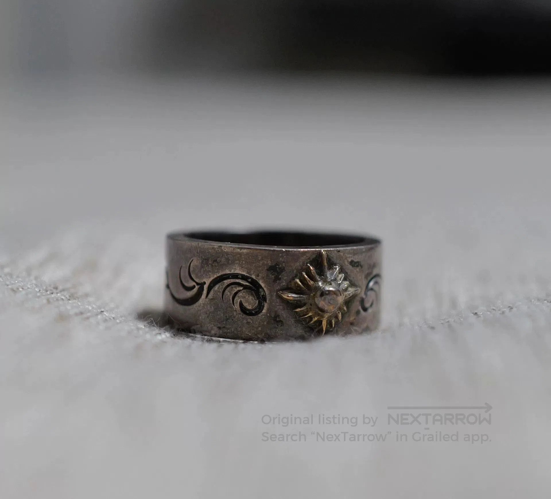 ARIZONA FREEDOM Arizona Freedom Silver Sun Ring. Size ONE SIZE - 1 Thumbnail