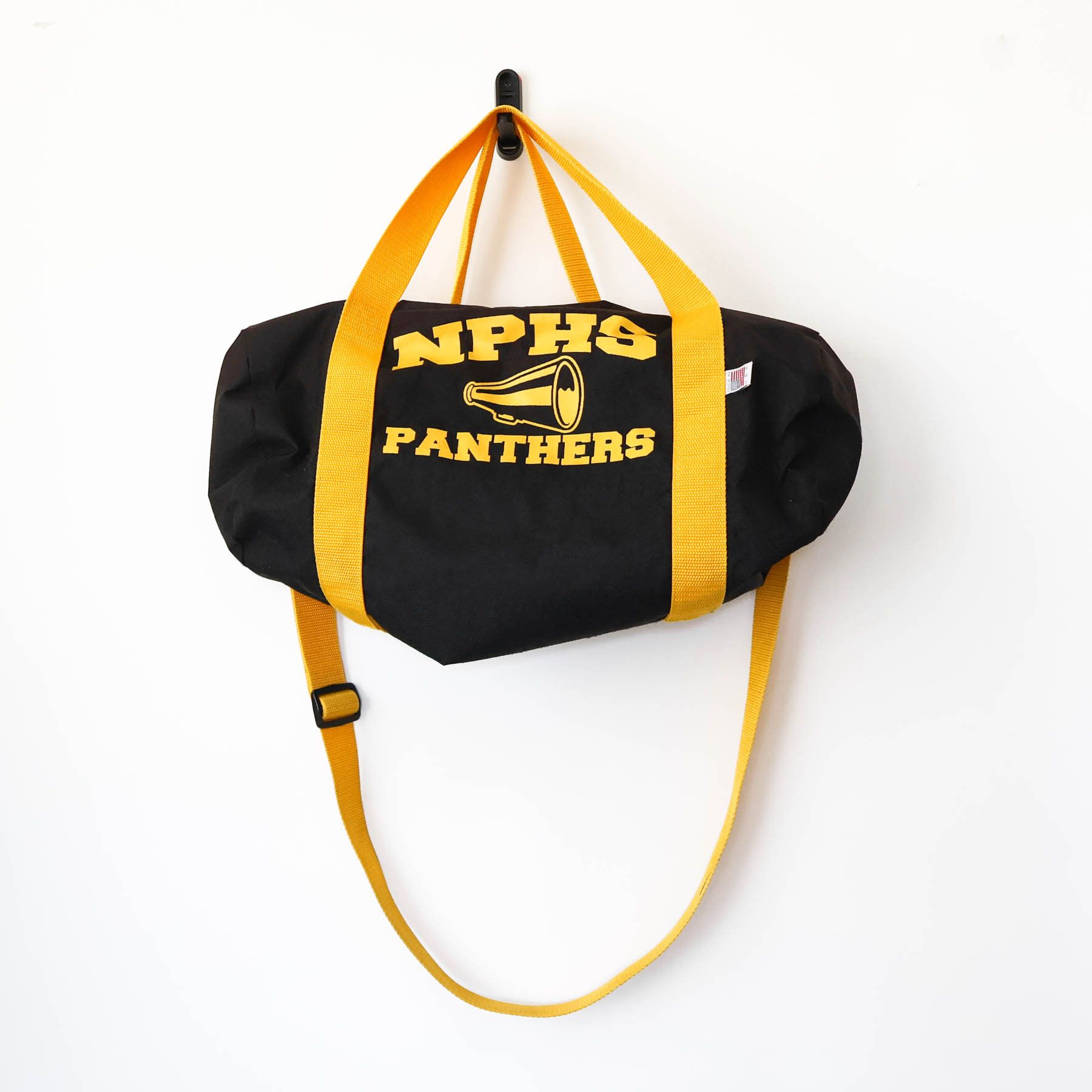 Vintage 90's NPHS Panthers High School Team Gym Bag USA Size ONE SIZE - 2 Thumbnail
