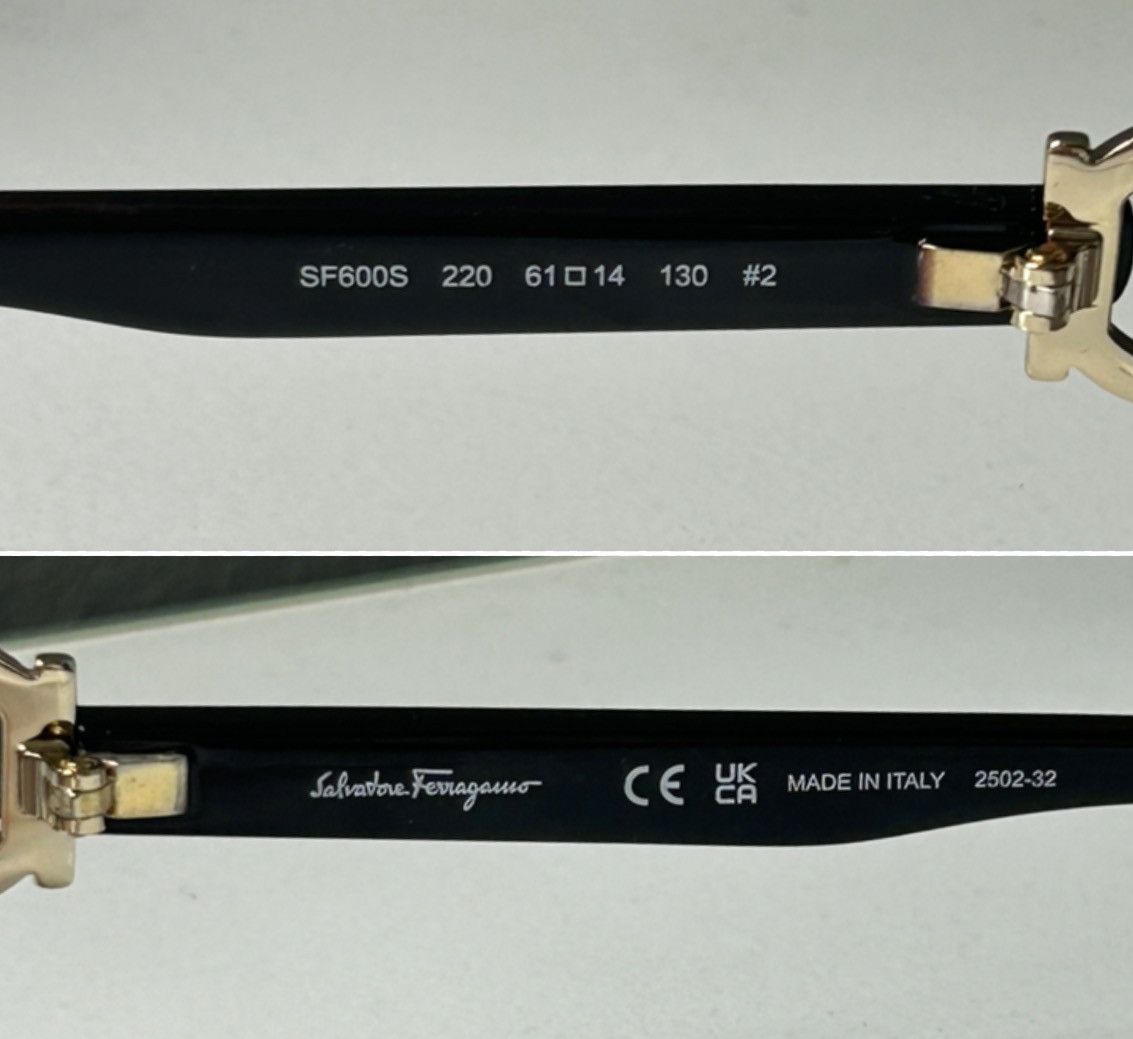 Salvatore Ferragamo Salvatore Ferragamo SF600S Brown Oval Shaped Sunglasses Size ONE SIZE - 7 Thumbnail