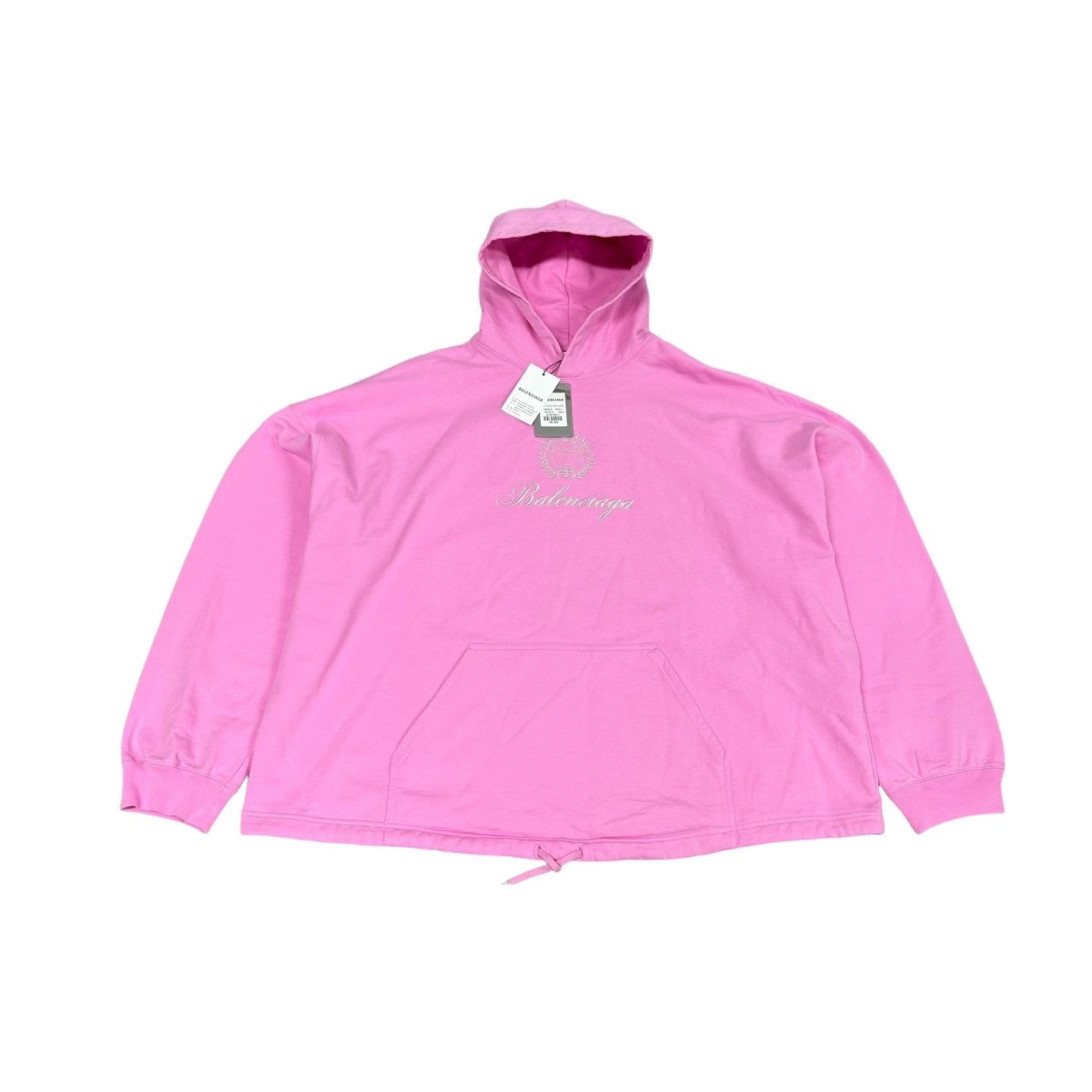Balenciaga Balenciaga Embroidered Logo Hoodie S Size US S / EU 44-46 / 1 - 1 Thumbnail
