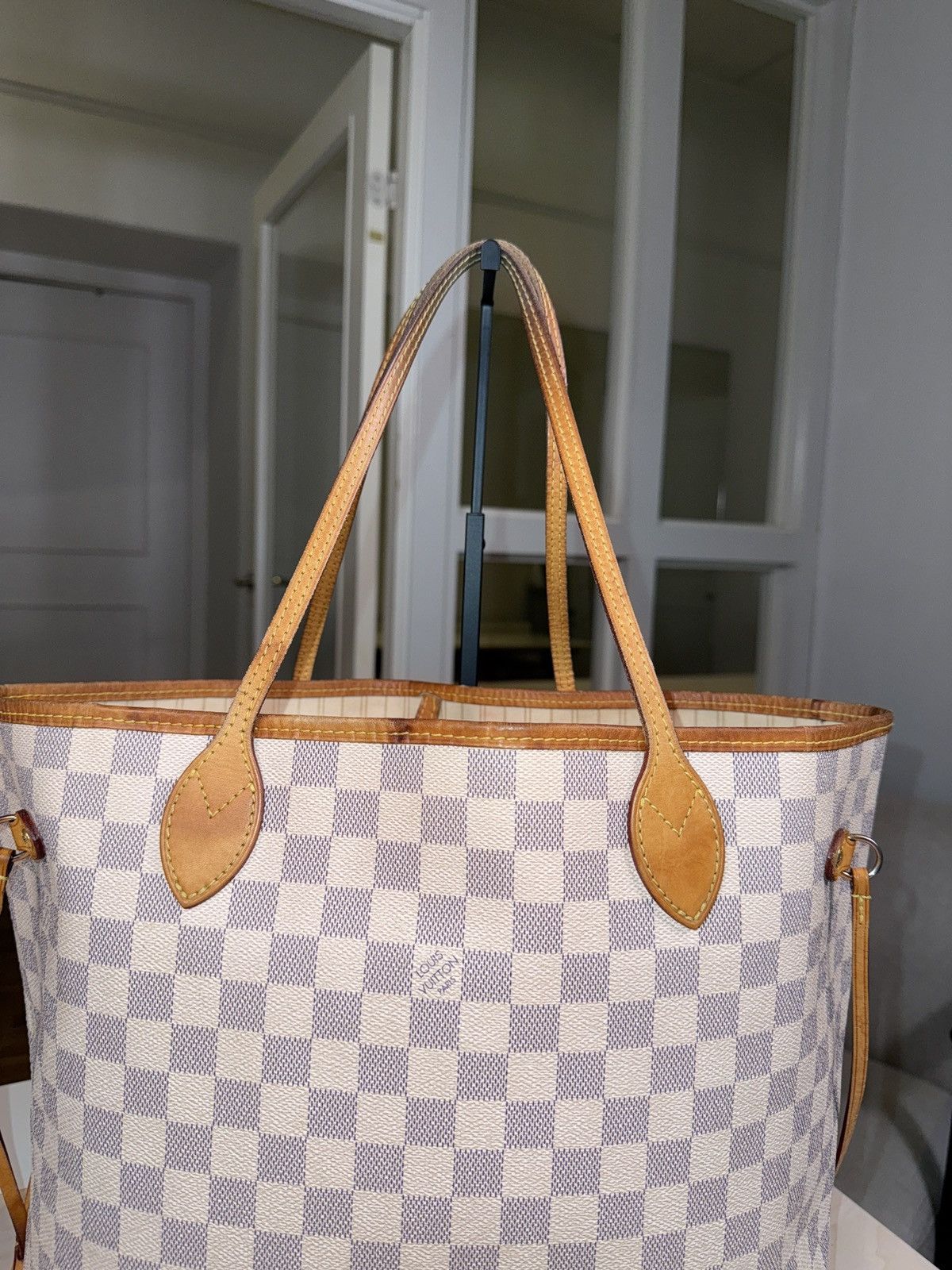 Louis Vuitton Louis Vuitton Neverfull Damier Azure MM Size ONE SIZE - 7 Thumbnail