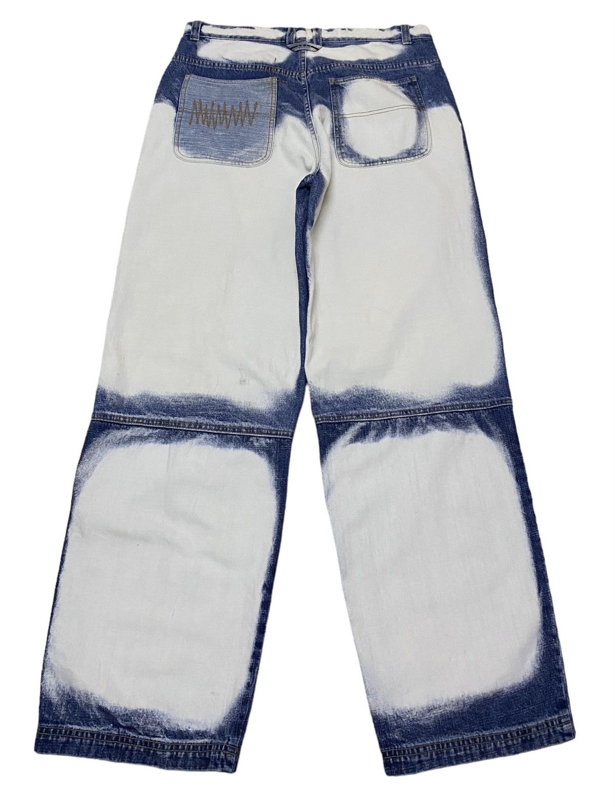 If Six Was Nine Rare Design Vintage Noiz Rapper Hip Hop Baggy Jeans 2000s Size US 38 / EU 54 - 2 Thumbnail