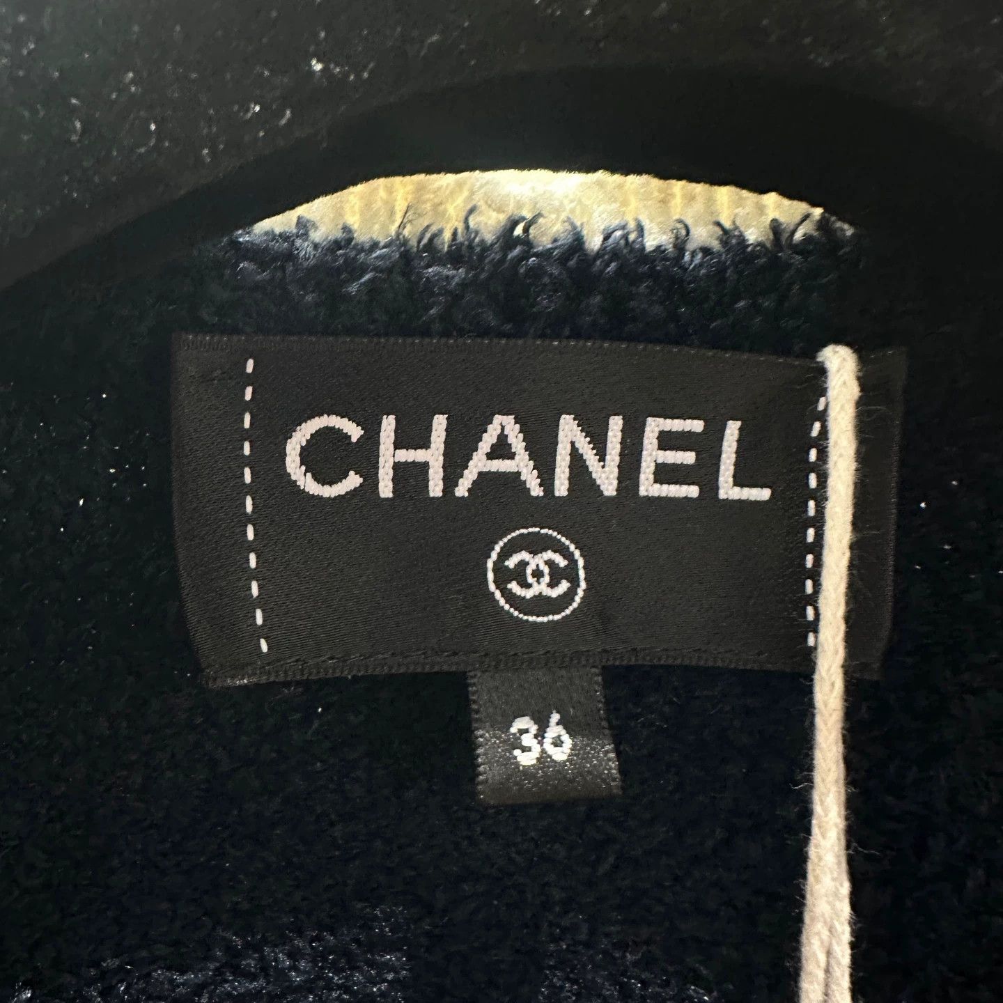 Chanel Chanel may708 26c lace collar silk knit cardy 36 Size XS / US 0-2 / IT 36-38 - 3 Thumbnail