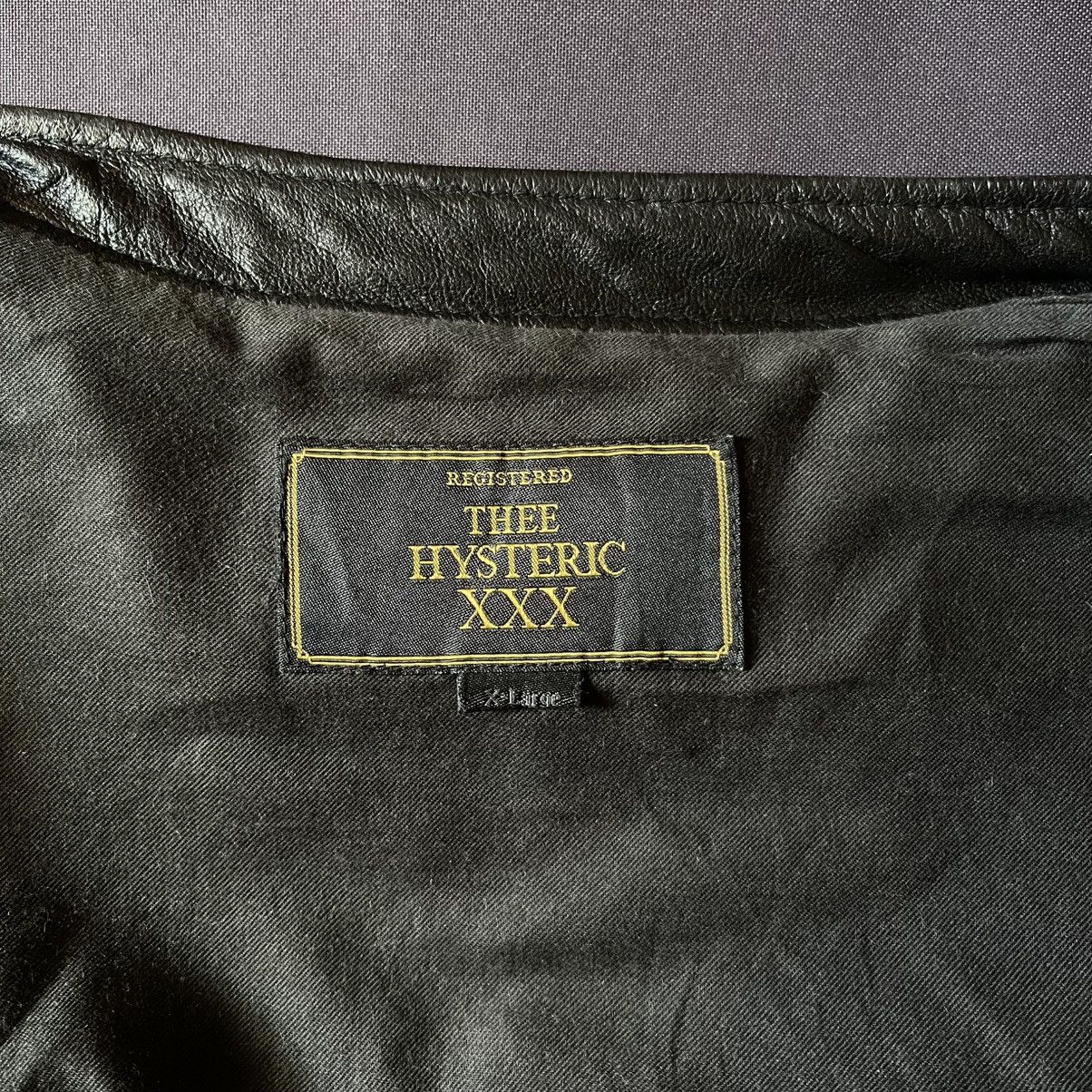 Hysteric Glamour The Hysteric XXX by Hysteric Glamour Leather Jacket Size US XL / EU 56 / 4 - 6 Thumbnail
