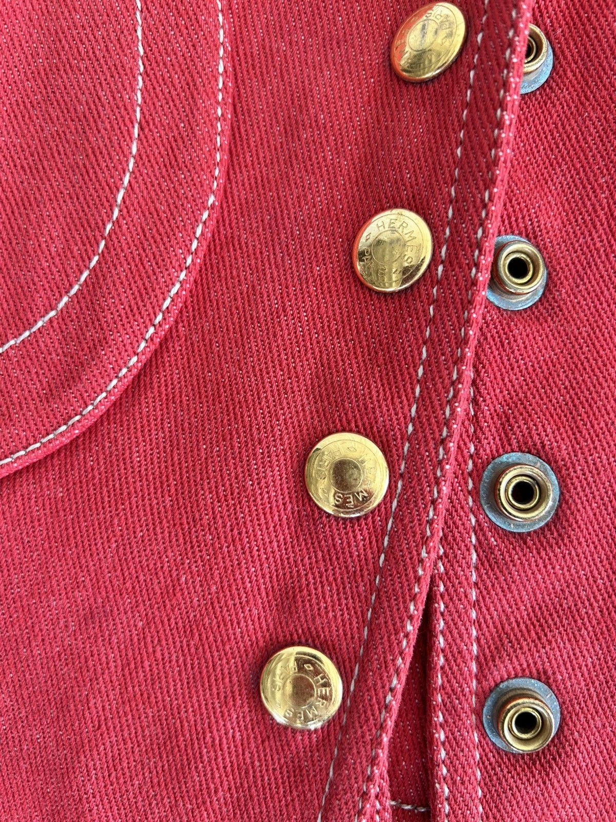Hermes Hermes Vintage Vest Size L / US 10 / IT 46 - 5 Thumbnail